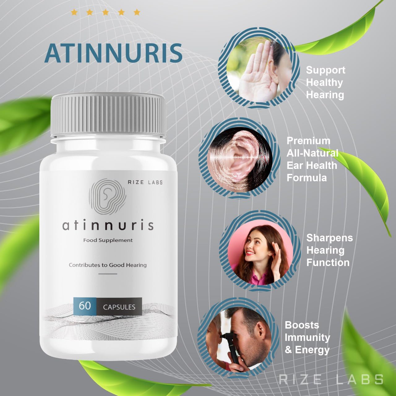 rize labs Atinnuris Capsules 60 Count