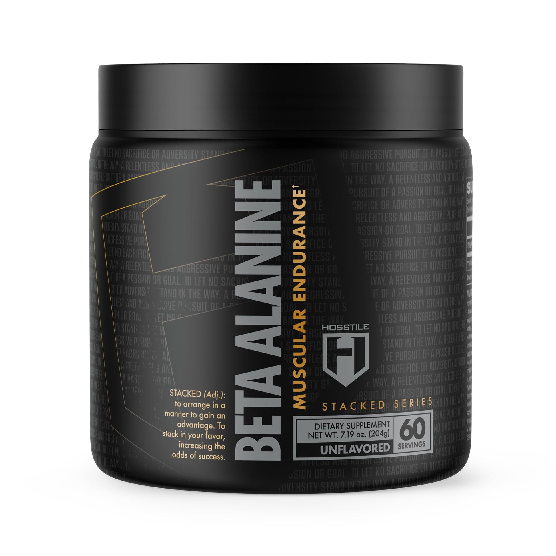HOSSTILE Beta-Alanine Powder 7.19 Ounce