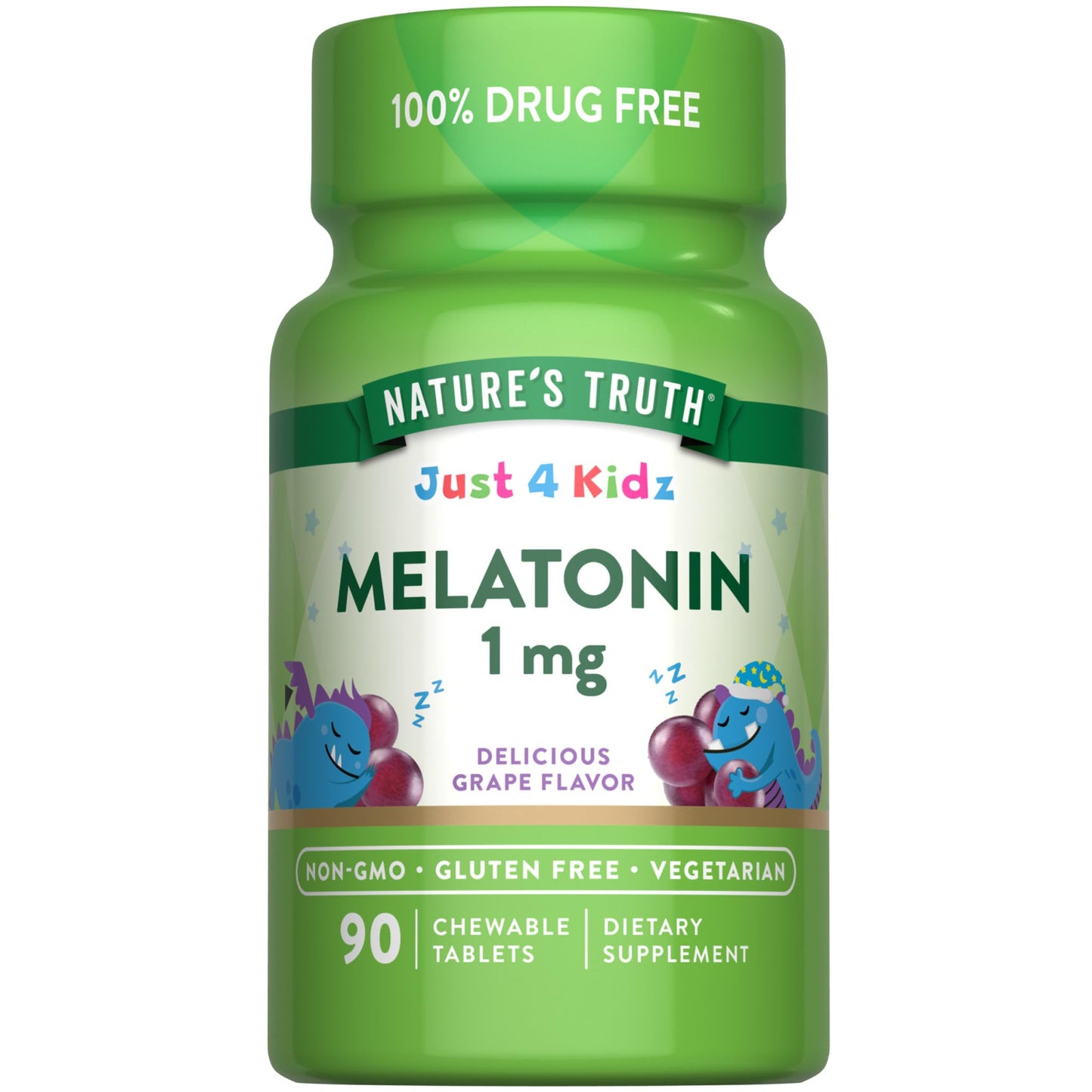 Nature's Truth Kids Melatonin Chewable Tablets 90 Count
