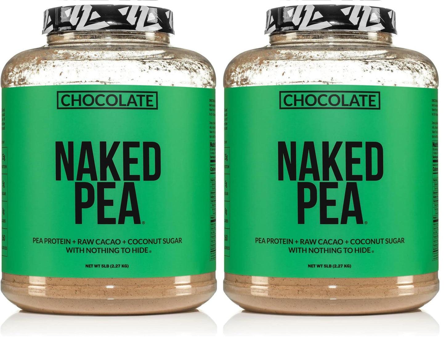 NAKED Chocolate Pea Protein Isolate Powder, 160 Servings