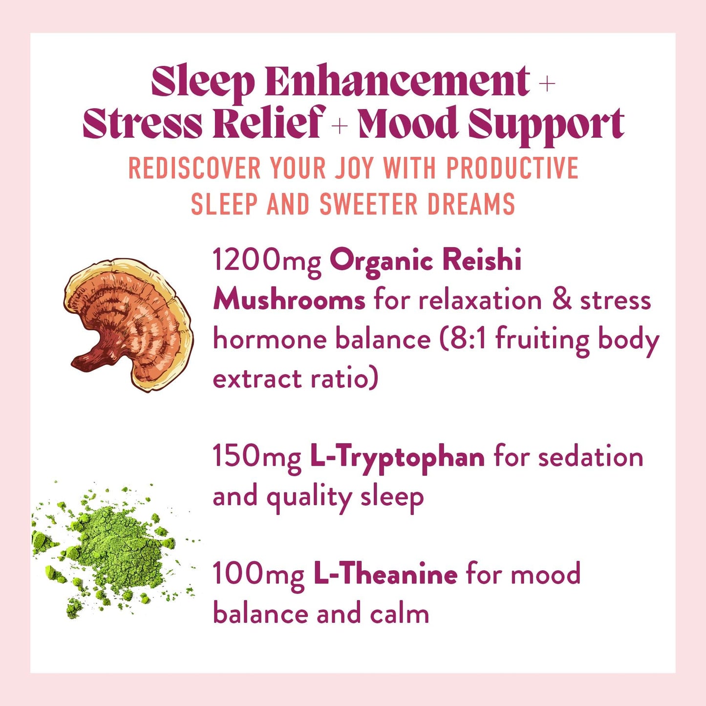 Microjoy Hibernate Sleep Aid with Reishi Mushroom Gummies 30 Count
