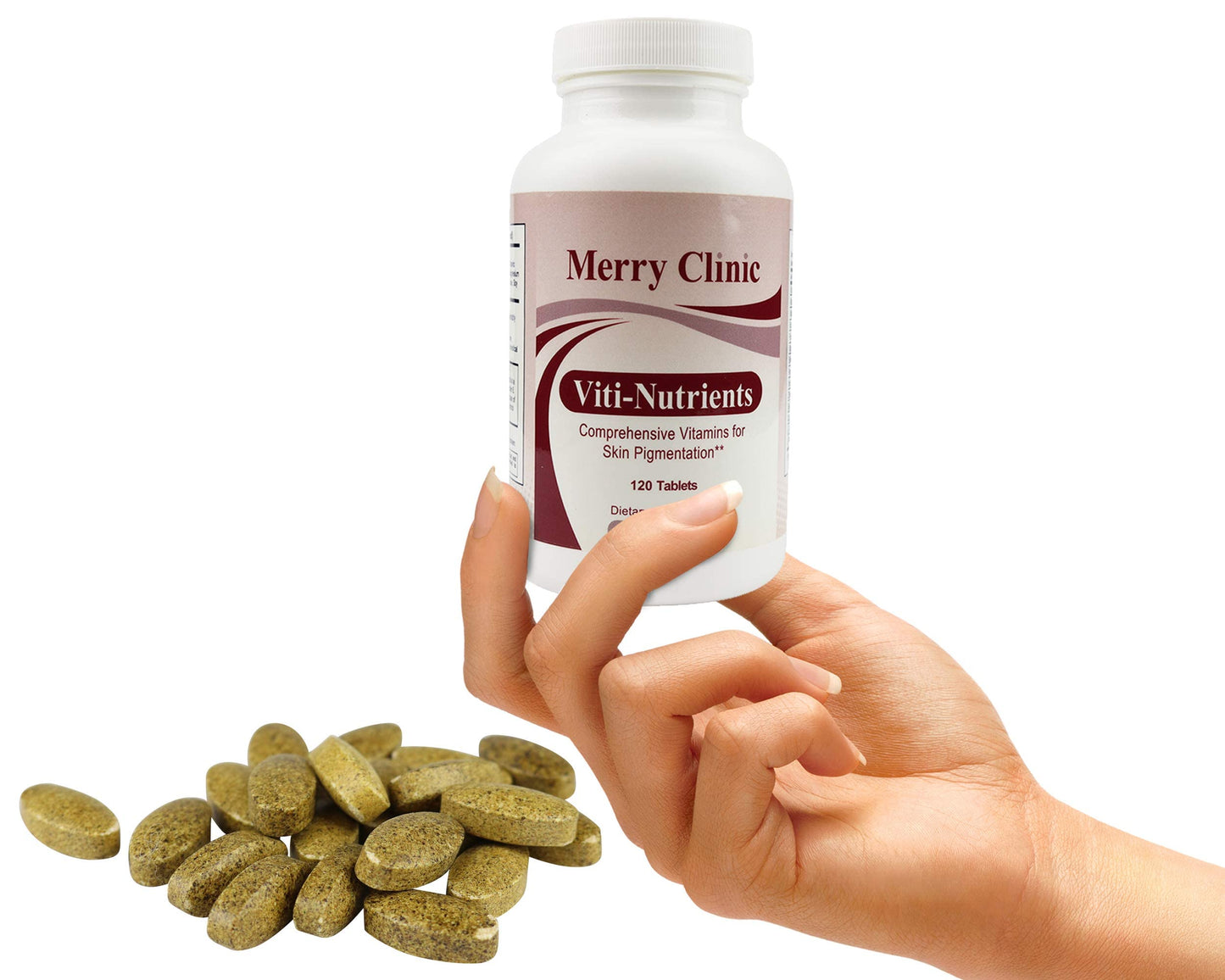Merry Clinic Viti-Nutrients Comprehensive Vitamins for Skin Pigmentation, 120 Tablets
