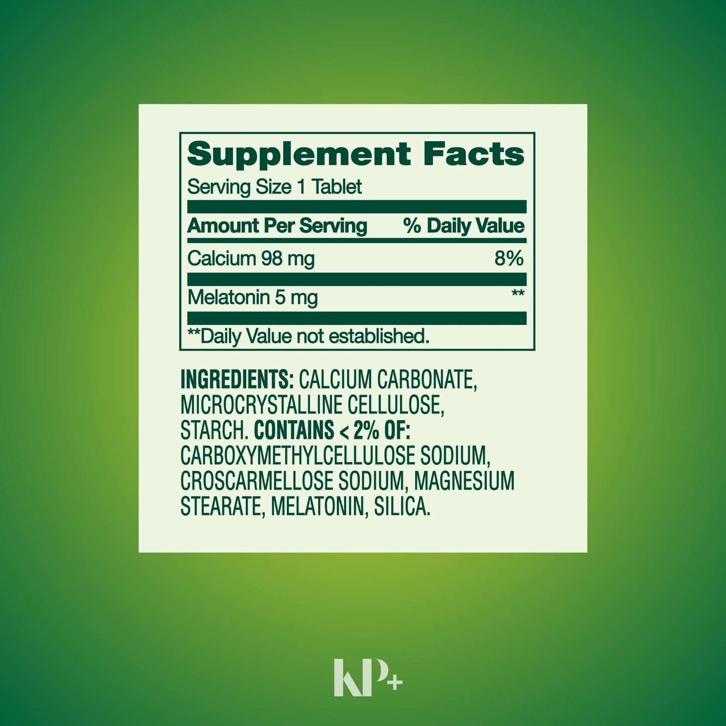 KP+ Melatonin 5 mg Tablets 240 Tablets