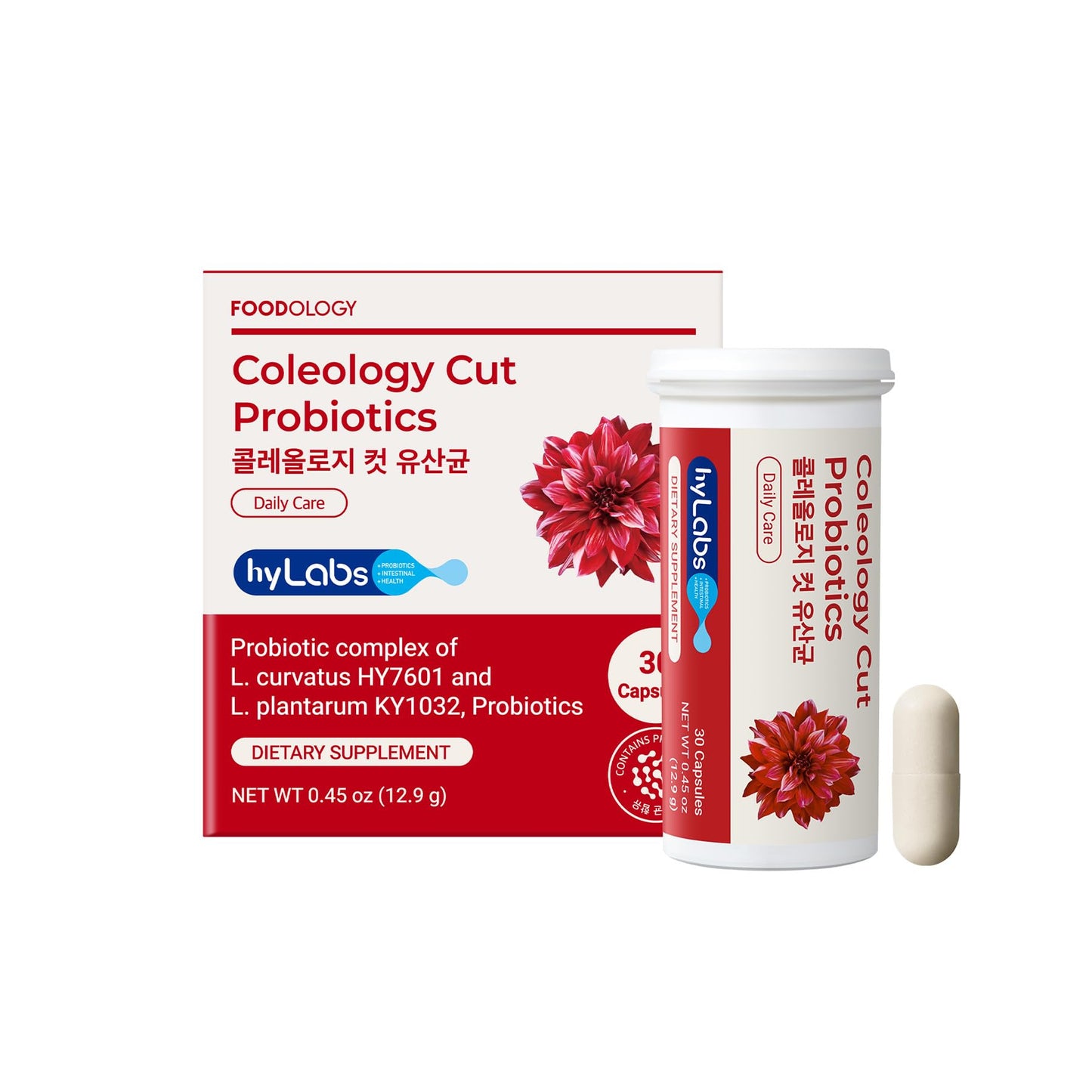 FOODOLOGY Coleology Cut Probiotics for Bloating Relief 10.1B CFU Capsules 30