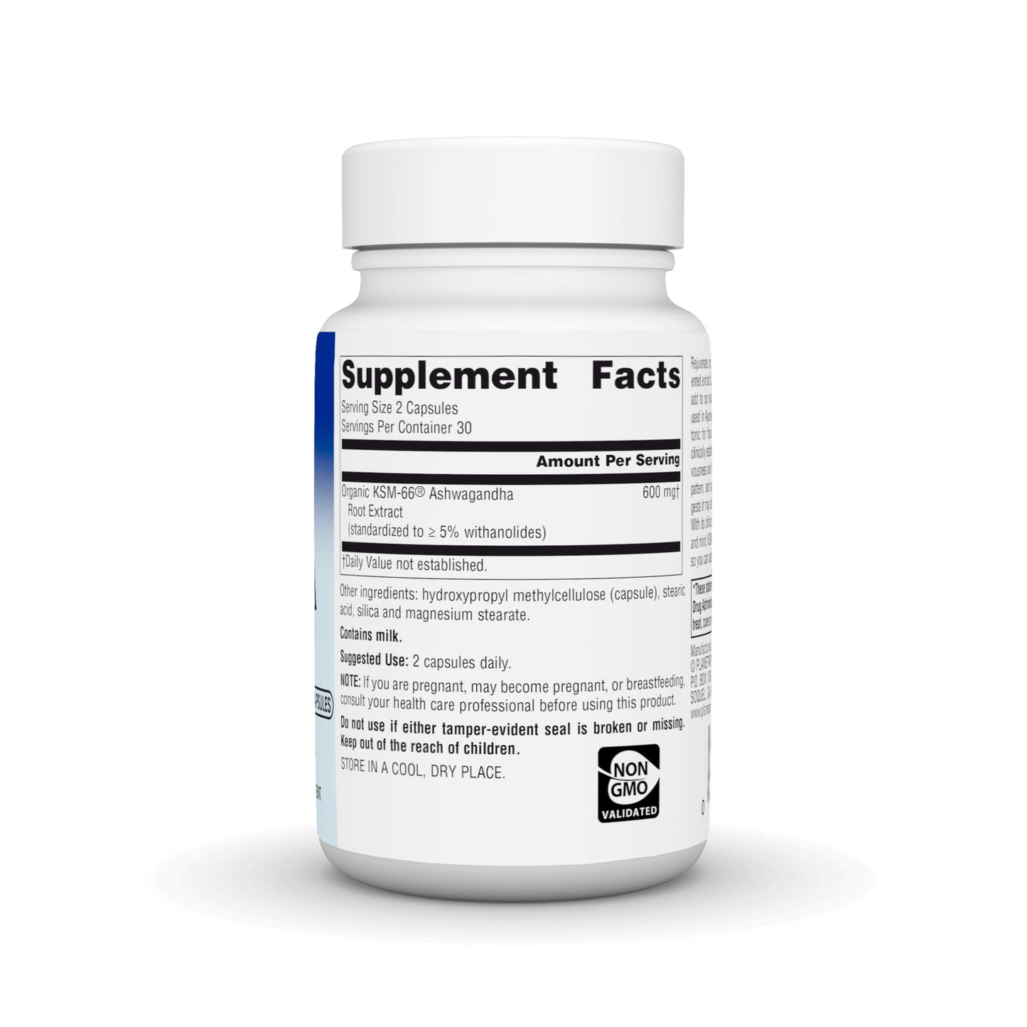 Planetary Herbals KSM-66 Ashwagandha Capsules 60