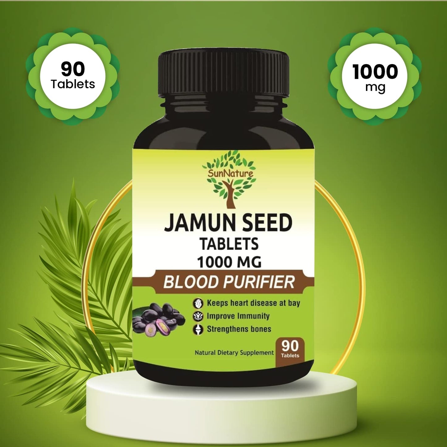 SunNature Jamun Seed 90 Tablets