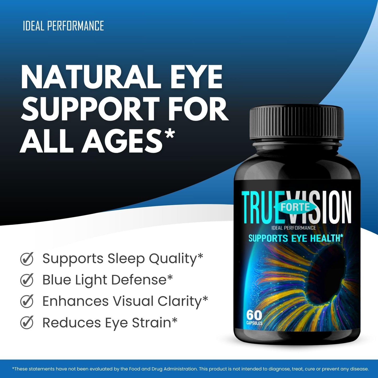 IDEAL PERFORMANCE TrueVision Eye Health Capsules 120 Capsules