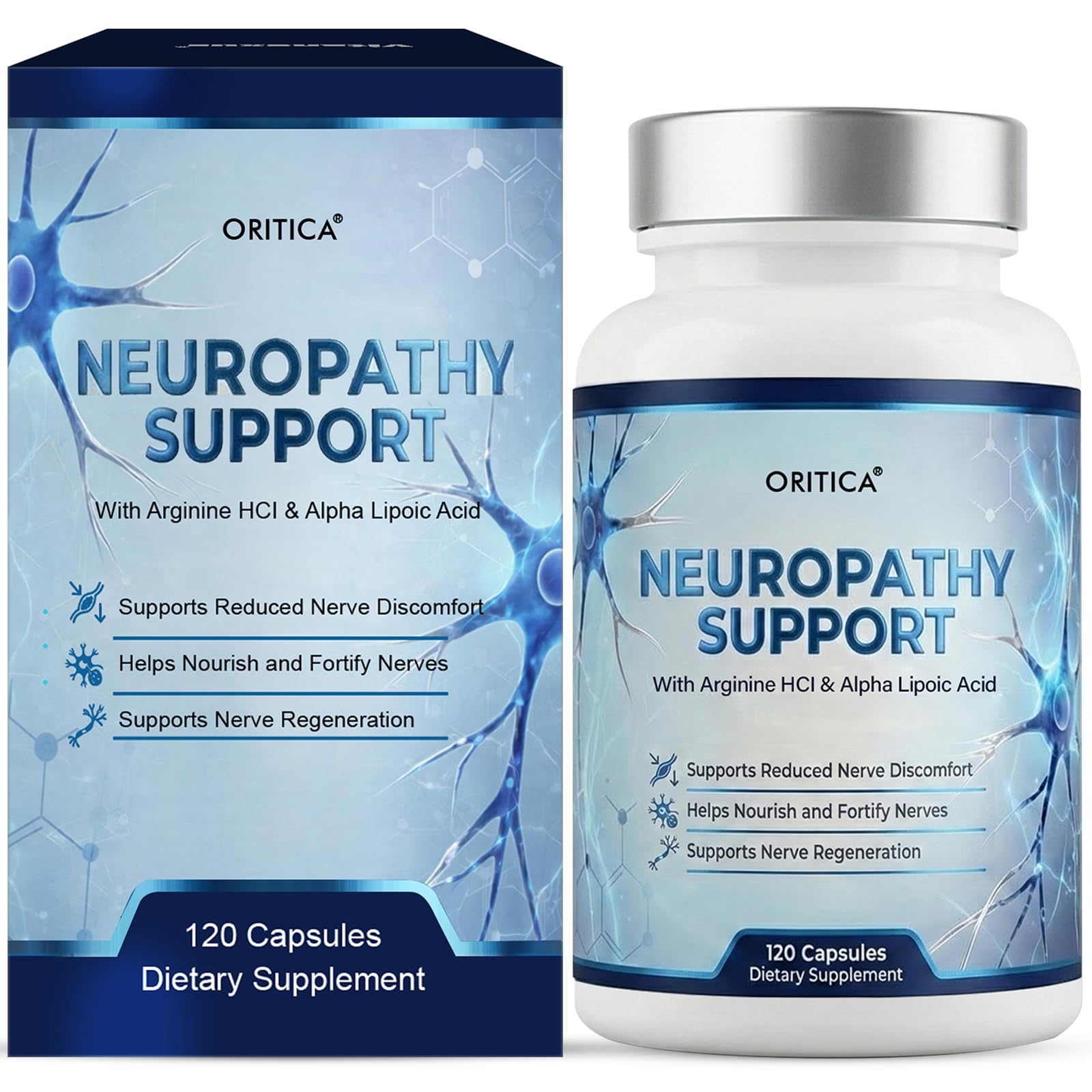 ORITICA Nerve Savior for Neuropathy Softgel 120 Count