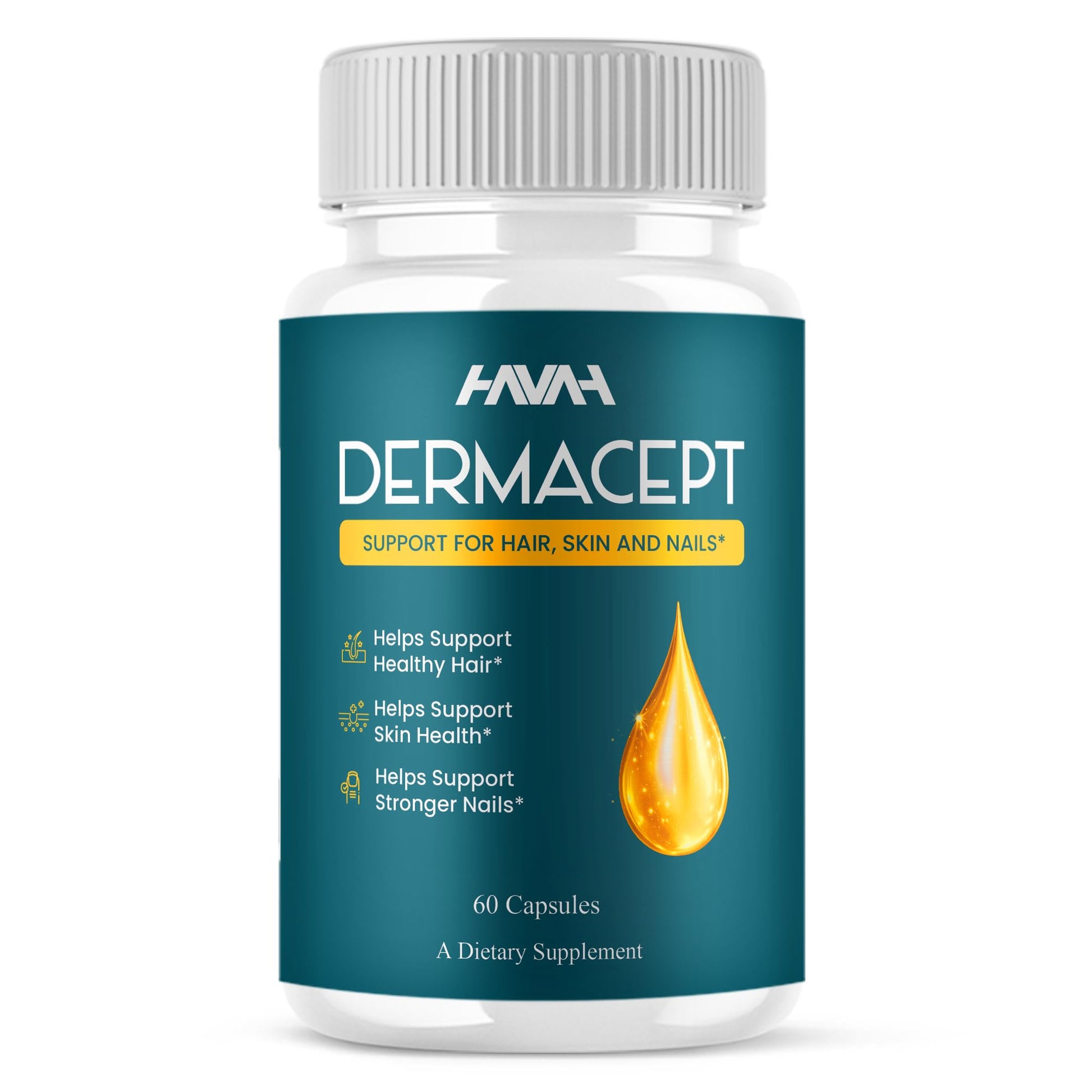 Havah Dermacept Derma Cept Health Support Capsules, 60 Count