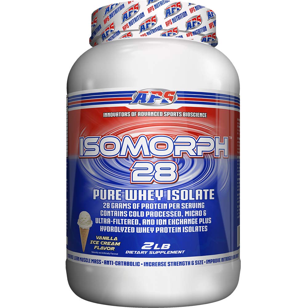 APS Nutrition Isomorph Protein Powder Supplement Whey Protein Isolate Ultra-Filtered Vanilla Ice Cream, 2 Pound