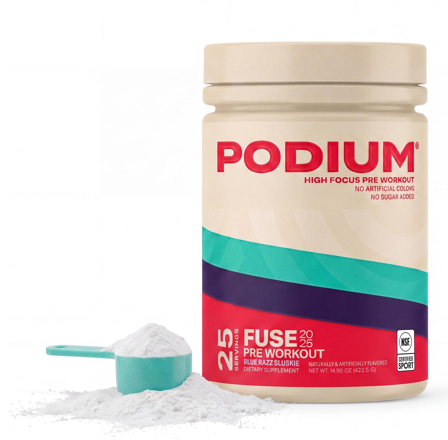 Podium Nutrition Fuse 2025 Pre Workout Powder, 6 oz