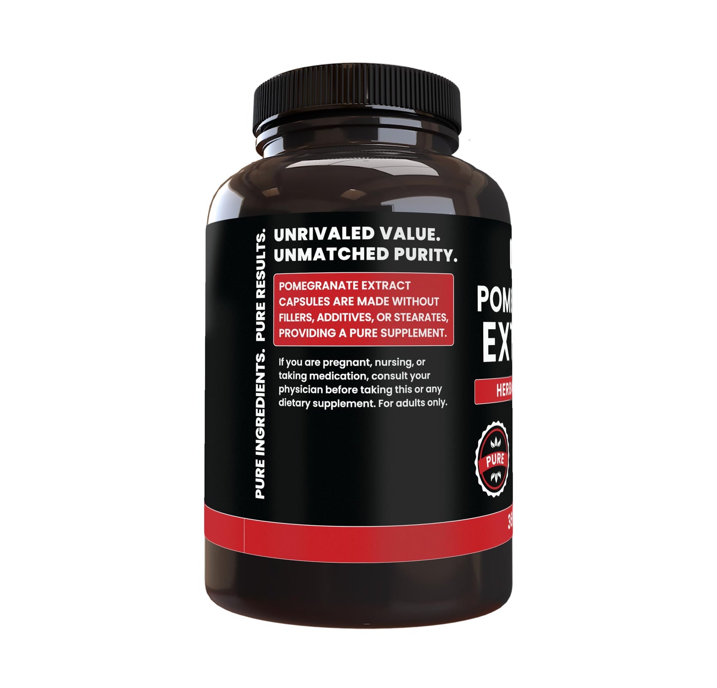 PURE ORIGINAL INGREDIENTS Pomegranate Extract Capsules, 365 Count
