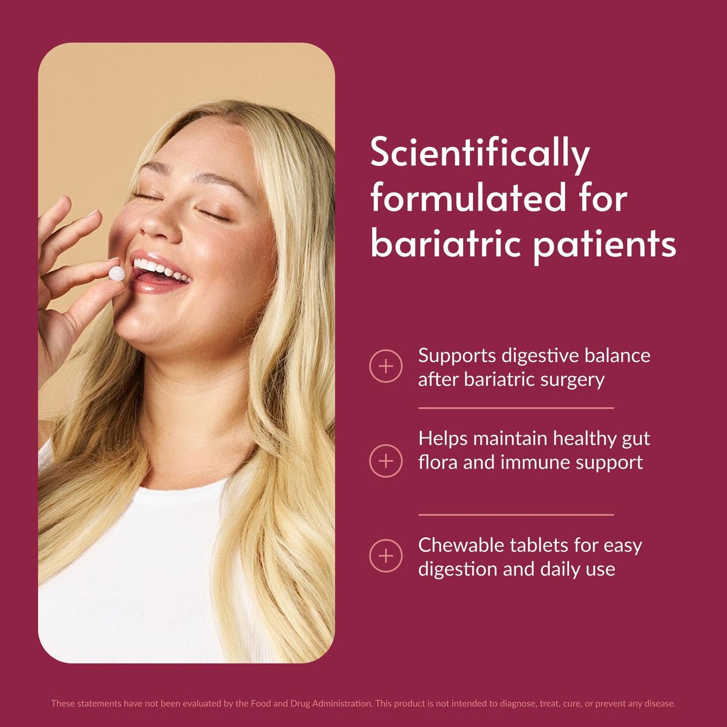 Bariatric Advantage FloraVantage Probiotic Tablet 90 Count