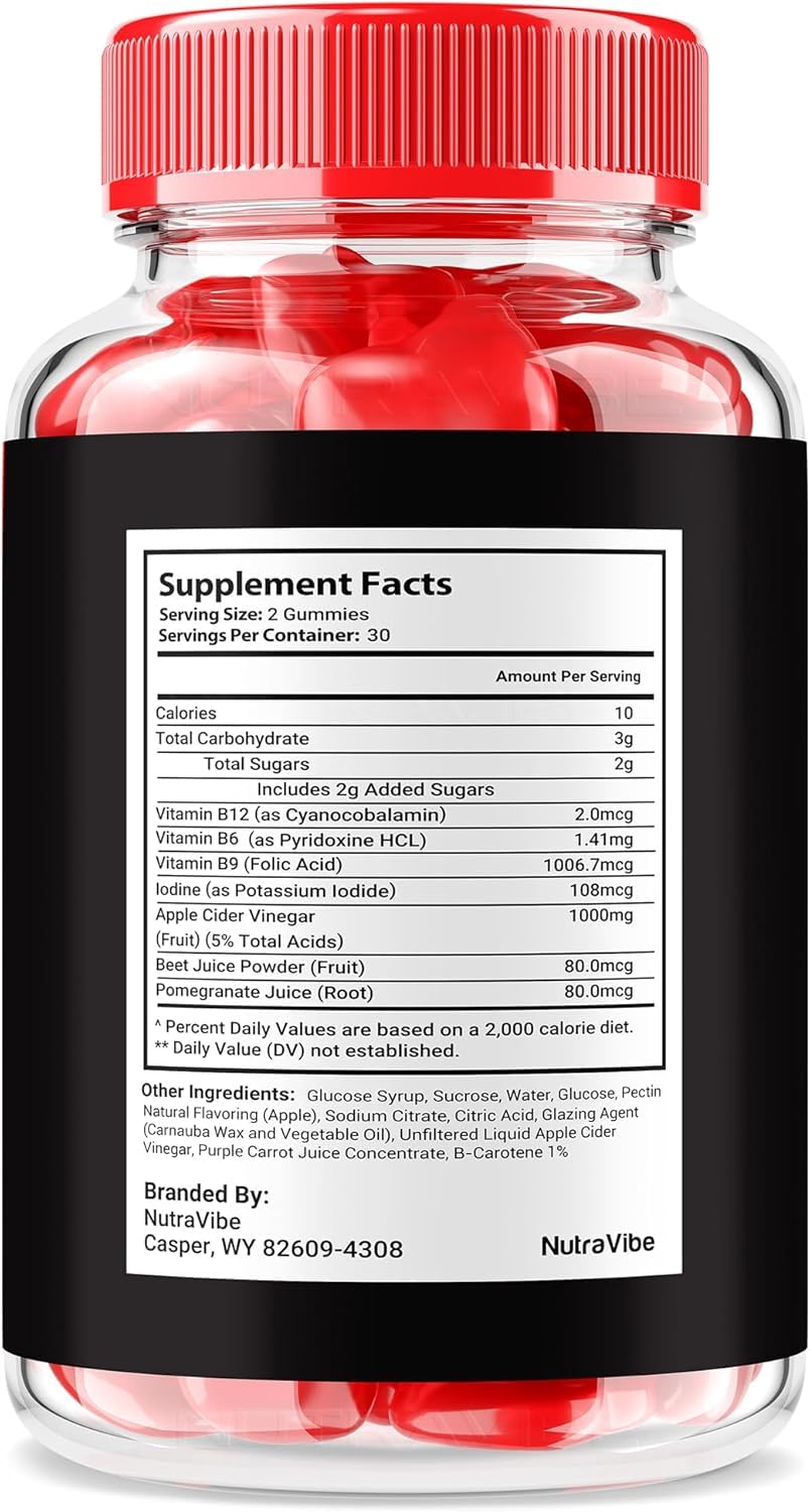 NutraVibe Titan Vigor Gummy, 60 Gummies