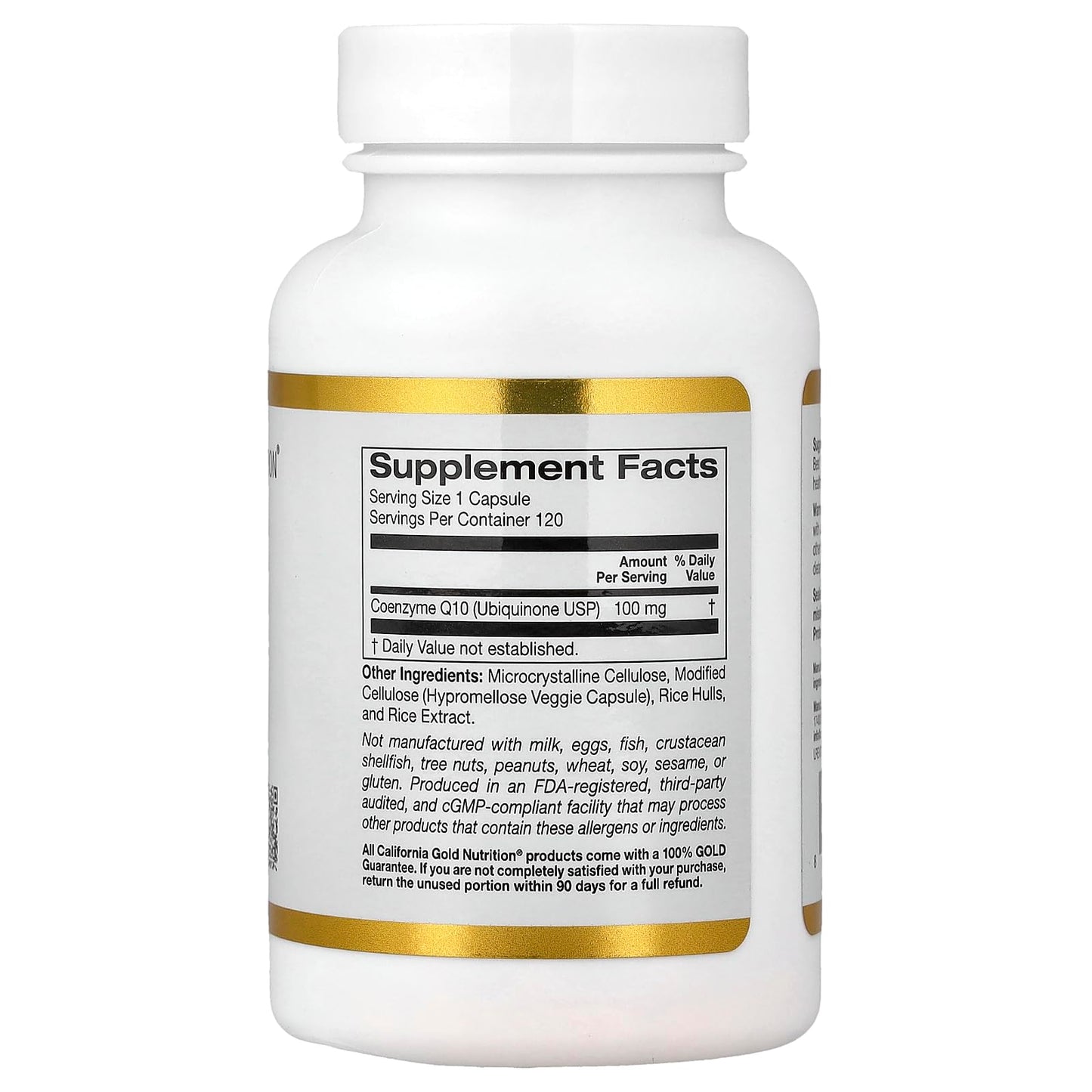 Lake Avenue CoQ10 Coenzyme Q10 Ubiquinone USP Grade Cardiovascular Support 100 mg, 120 Capsules