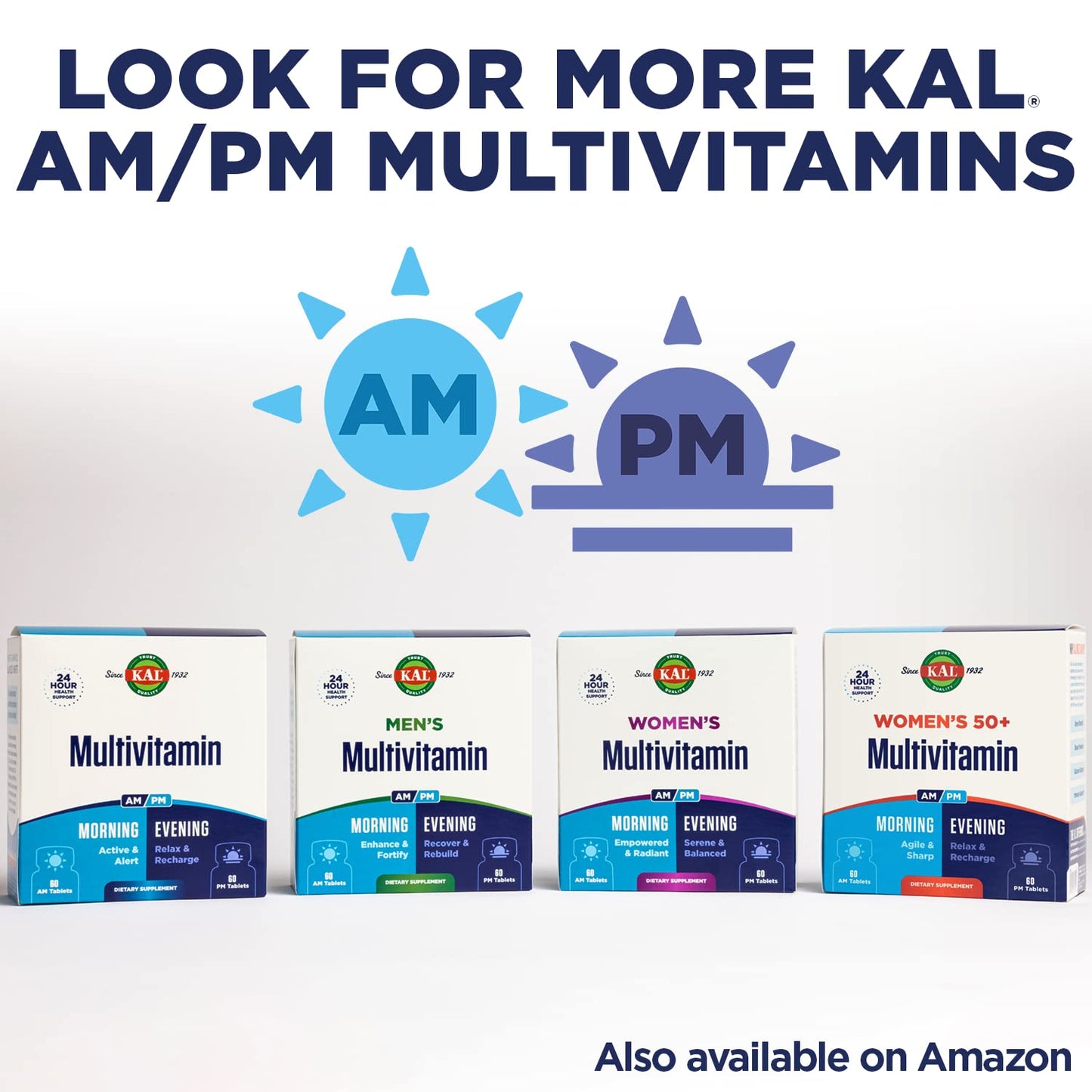 KAL Men's Multivitamin AM/PM 120 Tablets