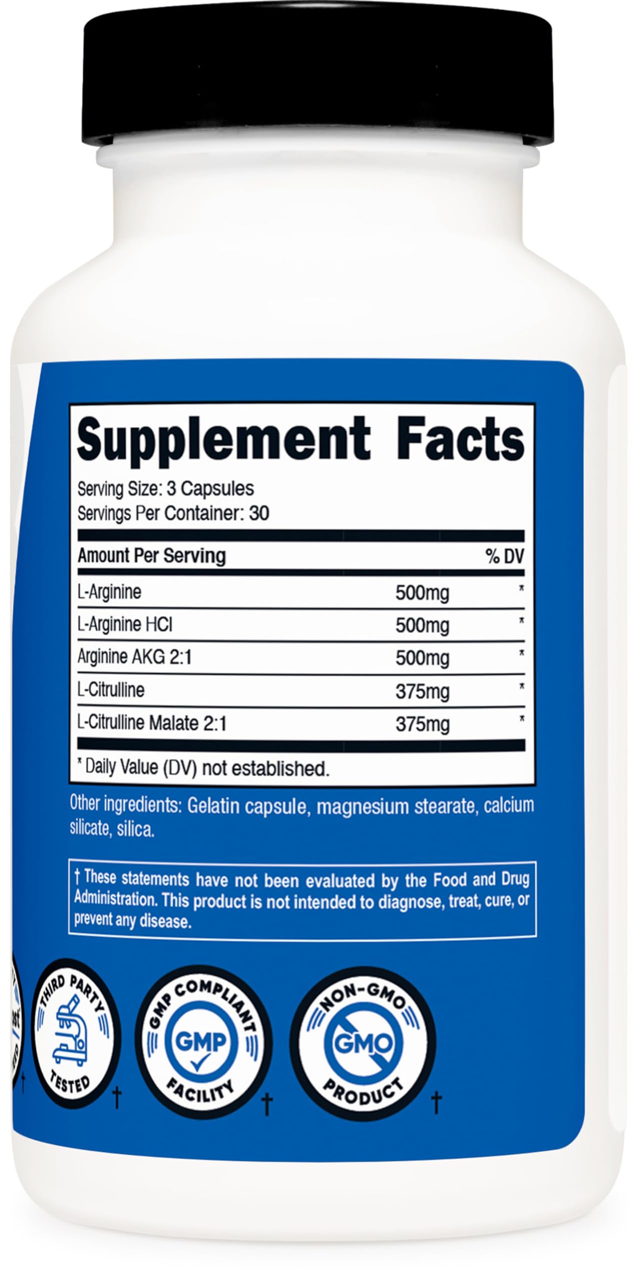 Nutricost Nitric Oxide Booster Capsule 90 Count