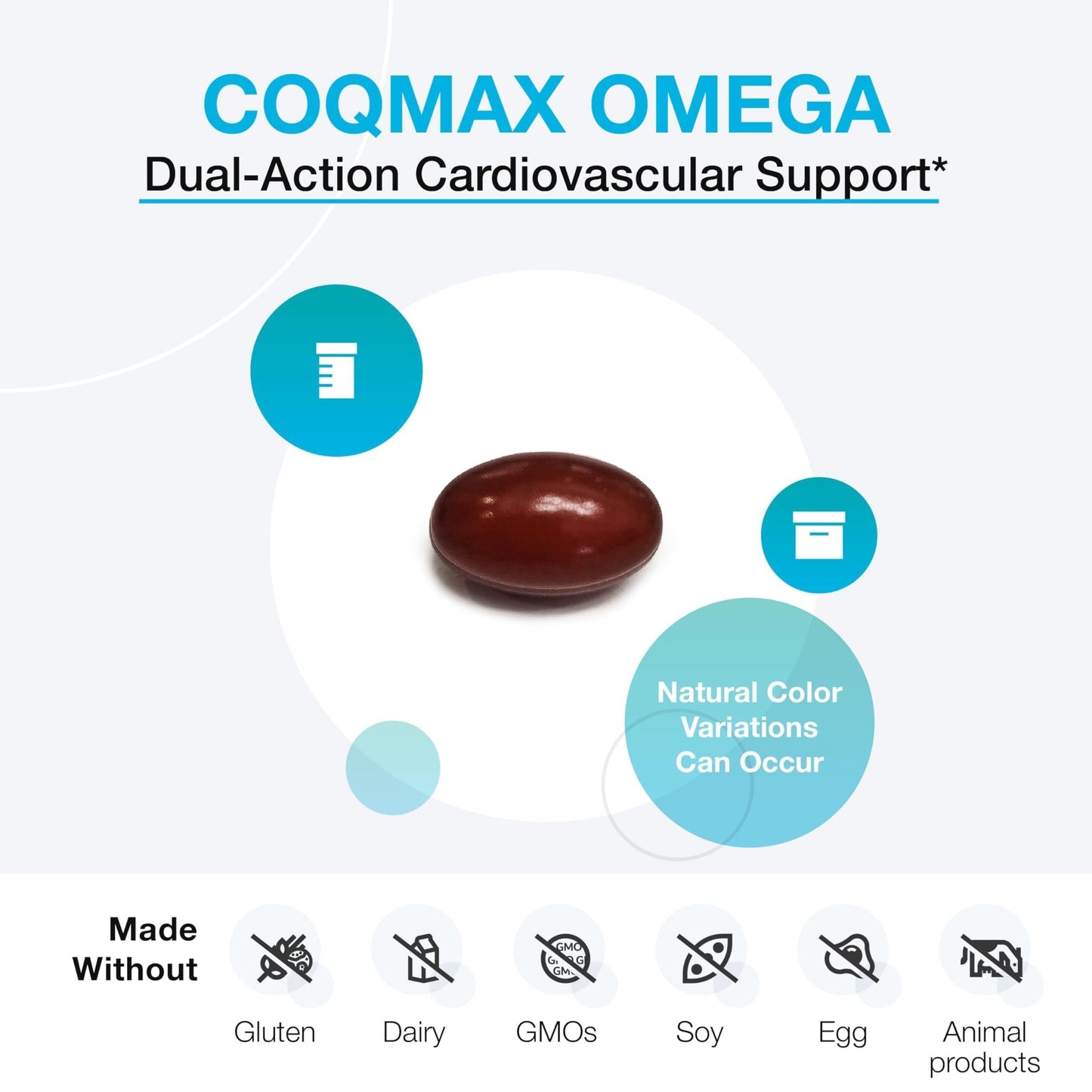 XYMOGEN CoQmax Omega 50 mg Softgels, 30 Count