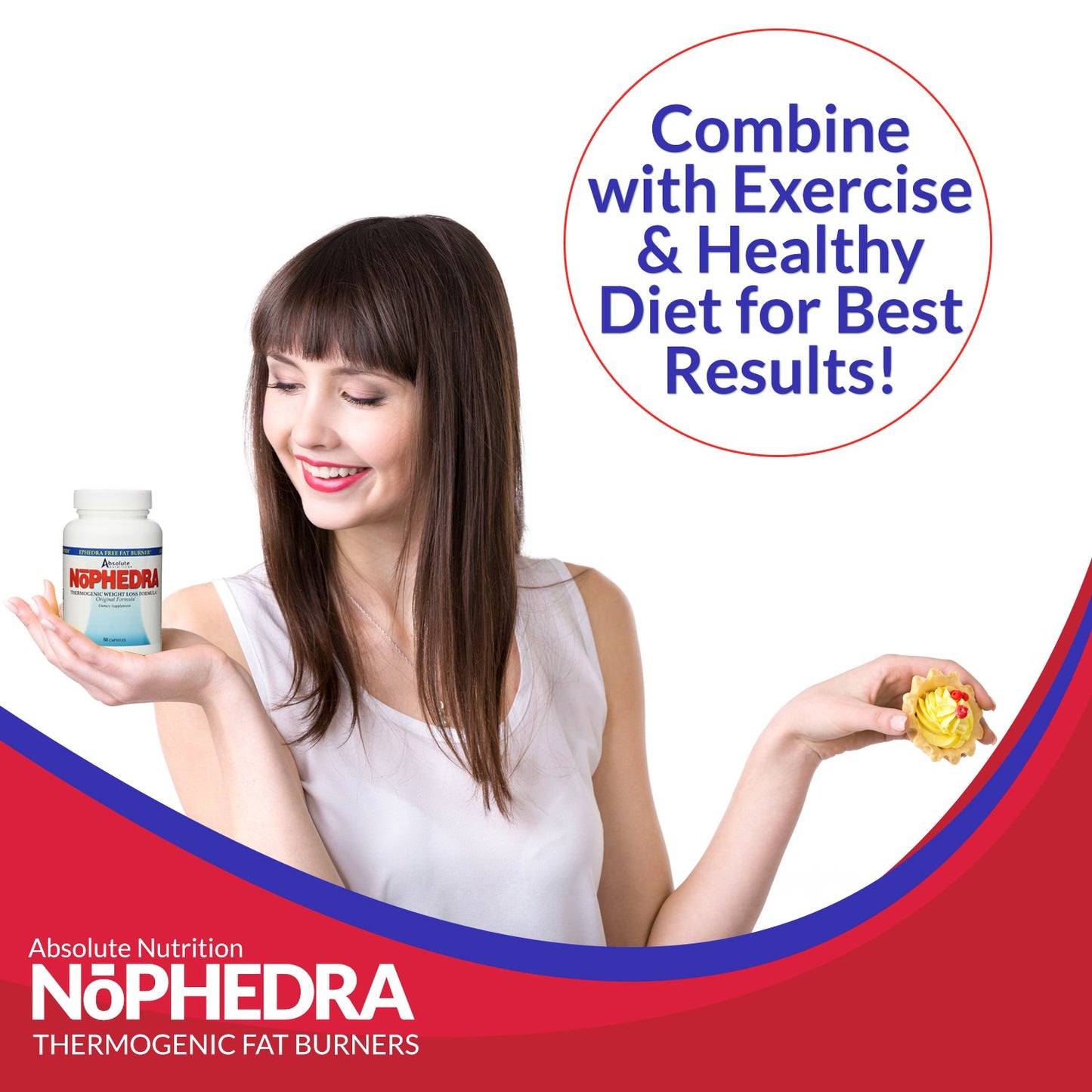 Absolute Nutrition Nophedra Thermogenic Fat Burners Capsules, 80 Count
