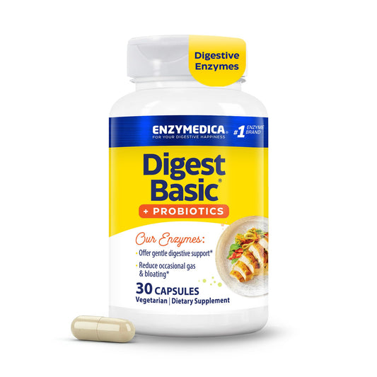 ENZYMEDICA Digest Basic + Probiotics Capsules, 30 Capsules