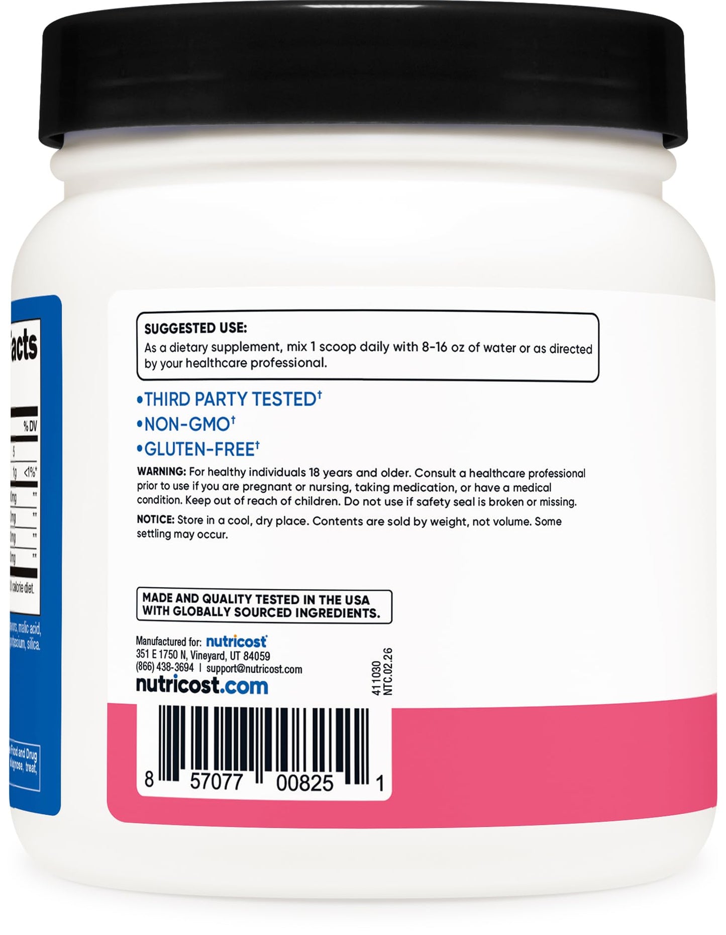 Nutricost BCAA Powder 23.3 oz