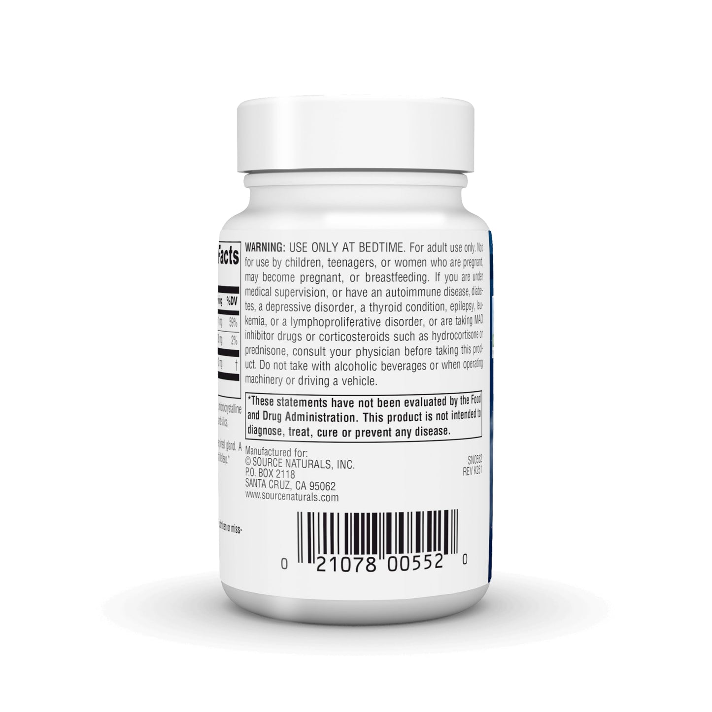 Source Naturals Sleep Science Melatonin 3 mg Tablets, 240 Tablets