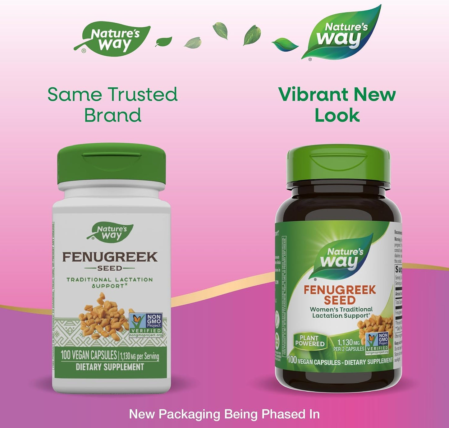 Nature's Way Fenugreek Seed 610mg Capsules, 100 Capsules
