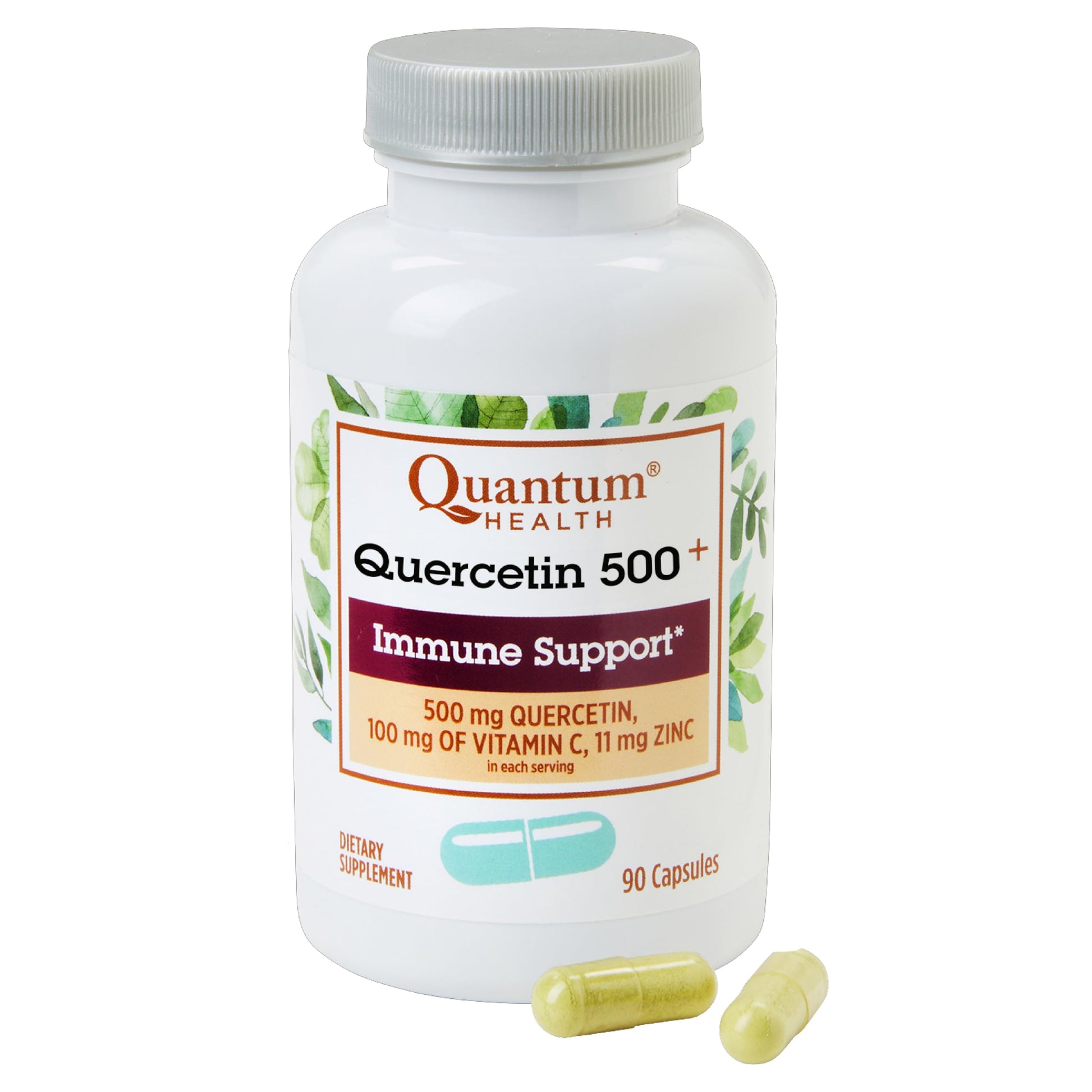 Quantum Quercetin 500+ Immune & Respiratory Support, 90 Capsules
