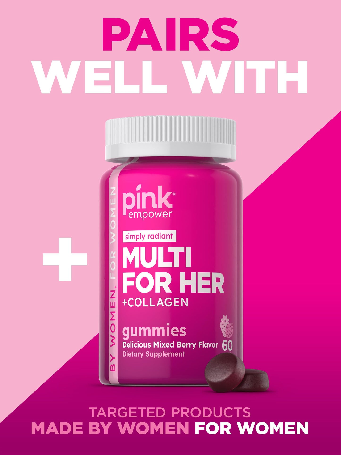 PINK Probiotics for Women Capsules, 50 Count