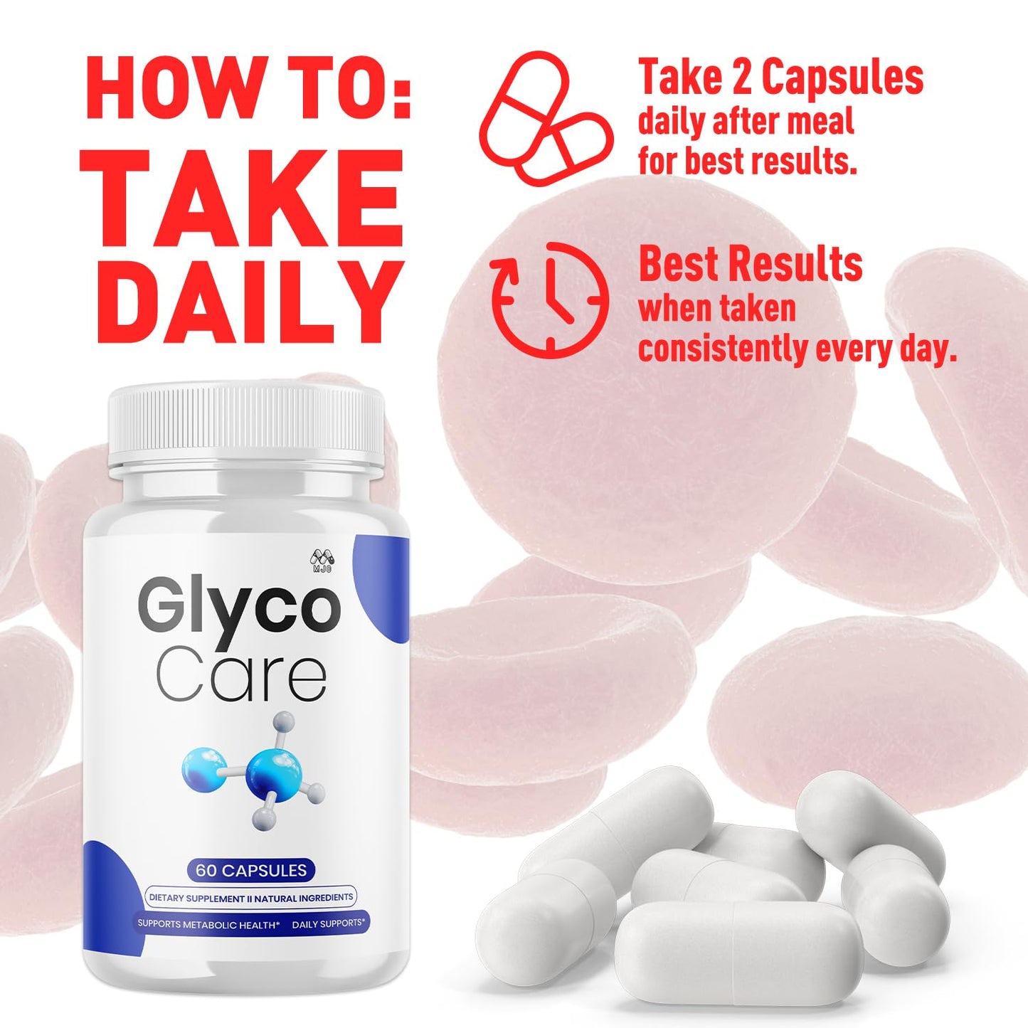 MJO Glyco Care Capsules, 120 Capsules
