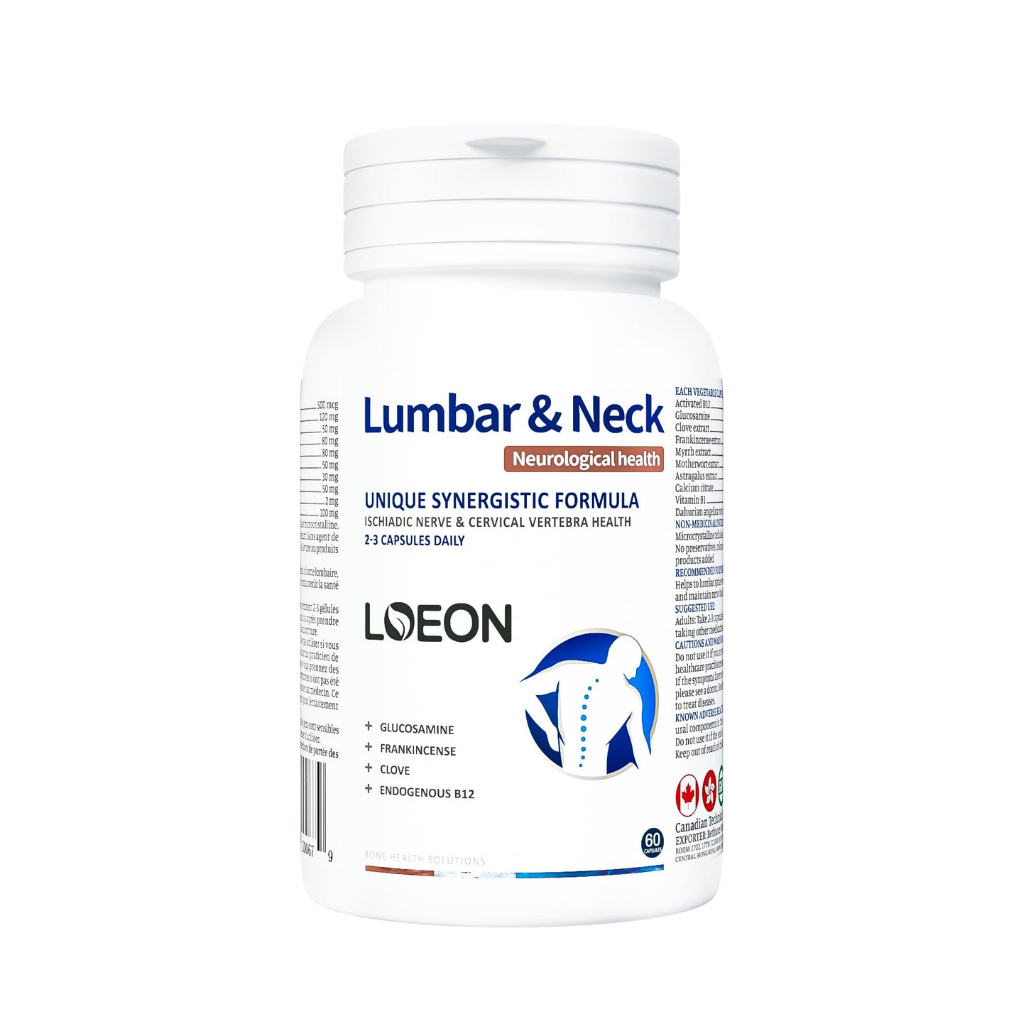 LOEON Lumbar & Neck Neurological Health Support, 60 Capsules
