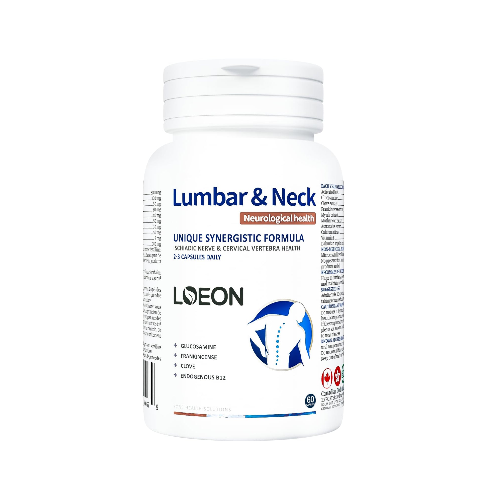 LOEON Lumbar & Neck Neurological Health Support, 60 Capsules