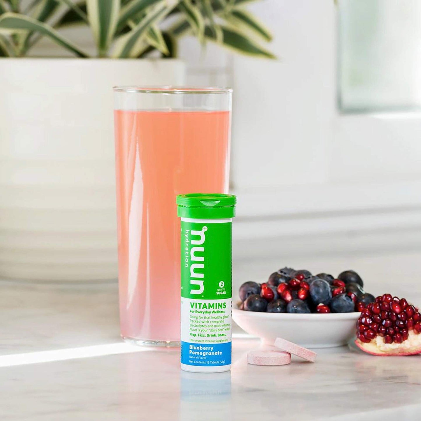 Nuun Vitamins Blueberry Pomegranate Hydration Tablets 36 Count