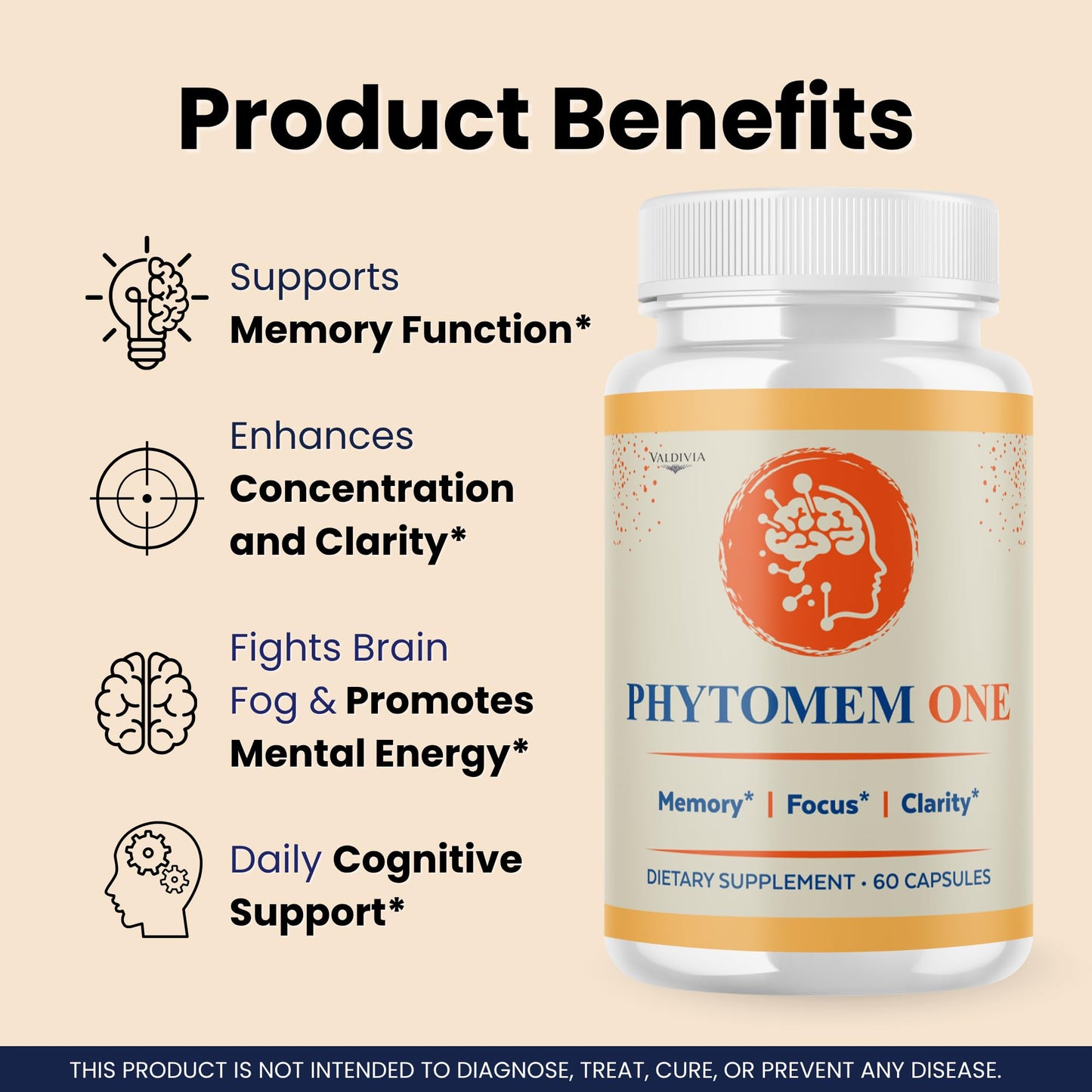 Valdivia Phytomem One Capsules, 60 Count