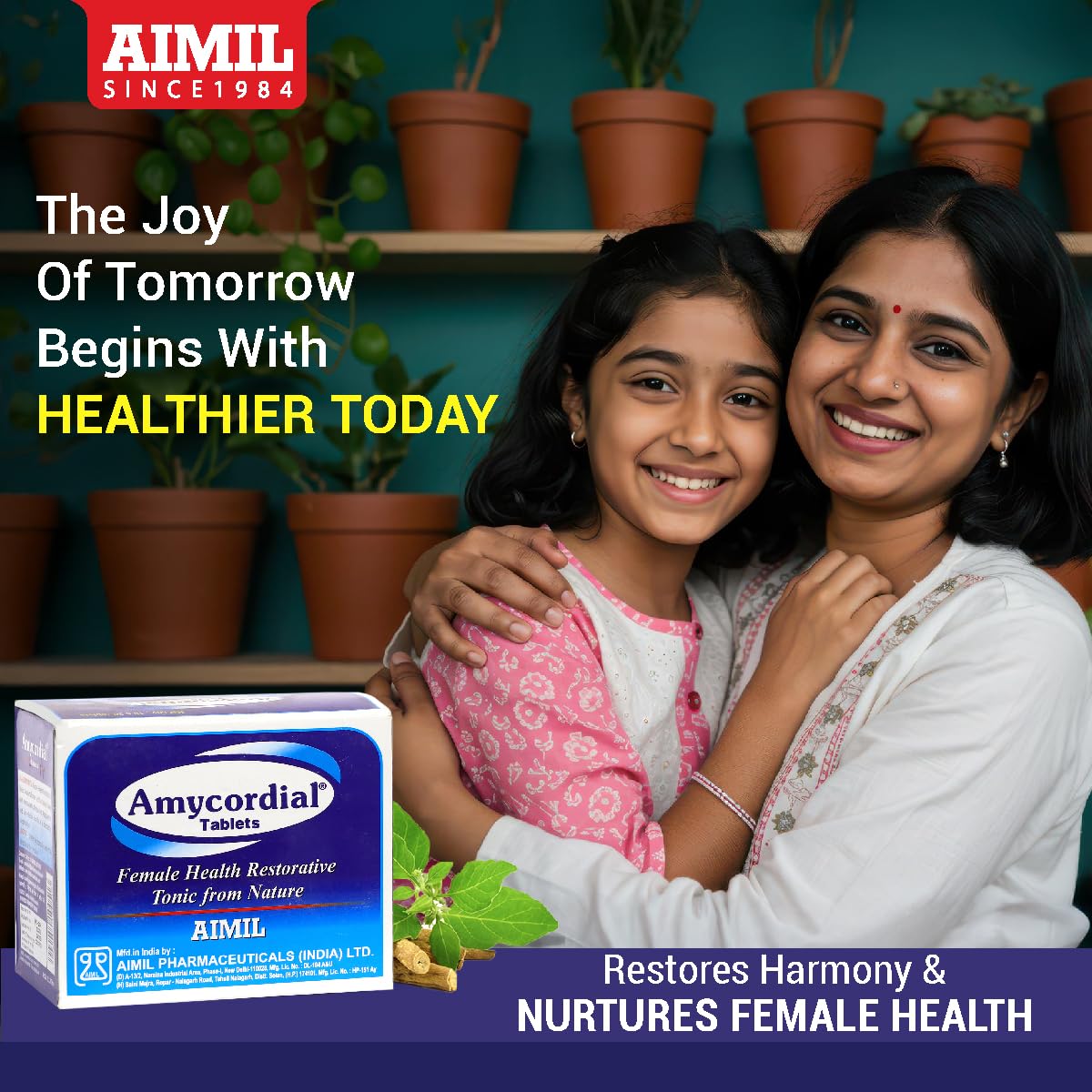 AIMIL Amycordial Tablets 60 Tablets