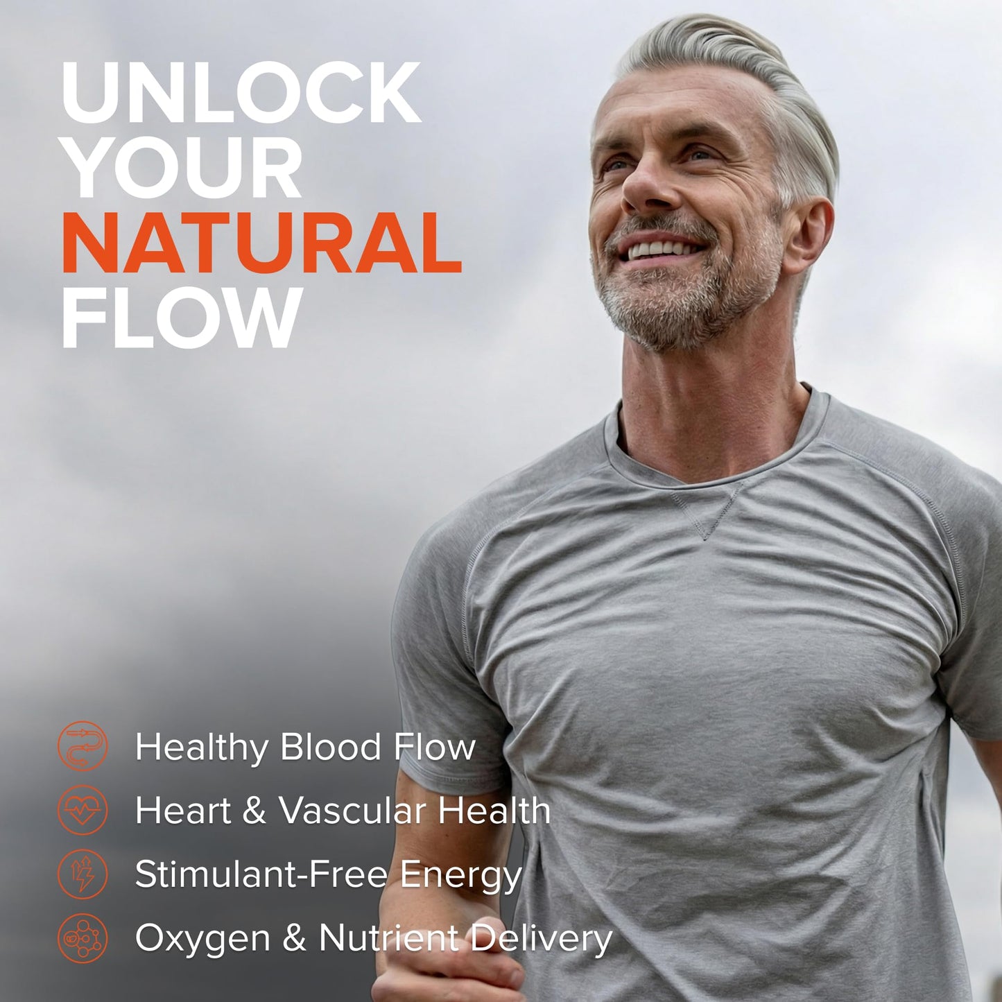 STRIVLABS Peak Flow 10-in-1 Nitric Oxide Supplement - L Citrulline, L Arginine & CoQ10 - Healthy Circulation, Heart Health & Stimulant-Free Energy, 90 Capsules