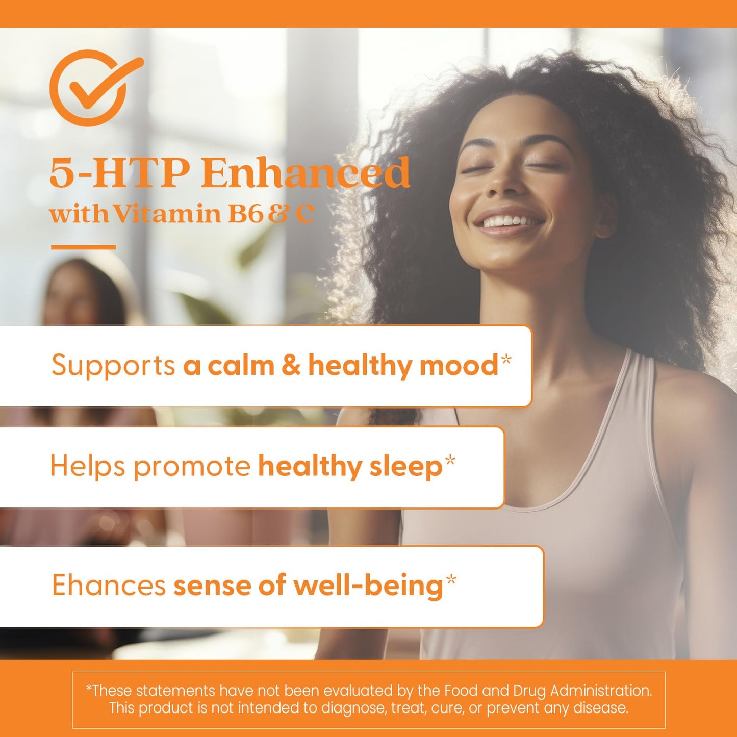 Doctor's BEST 5-HTP Enhanced with Vitamins B6 & C Capsule 120 Count
