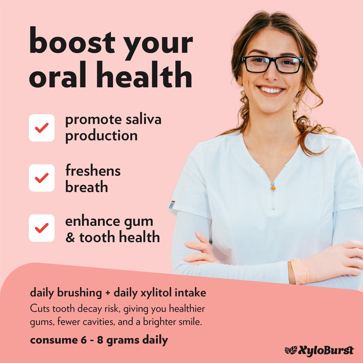 Xyloburst Gum Trays Cinnamon 192 Tablets