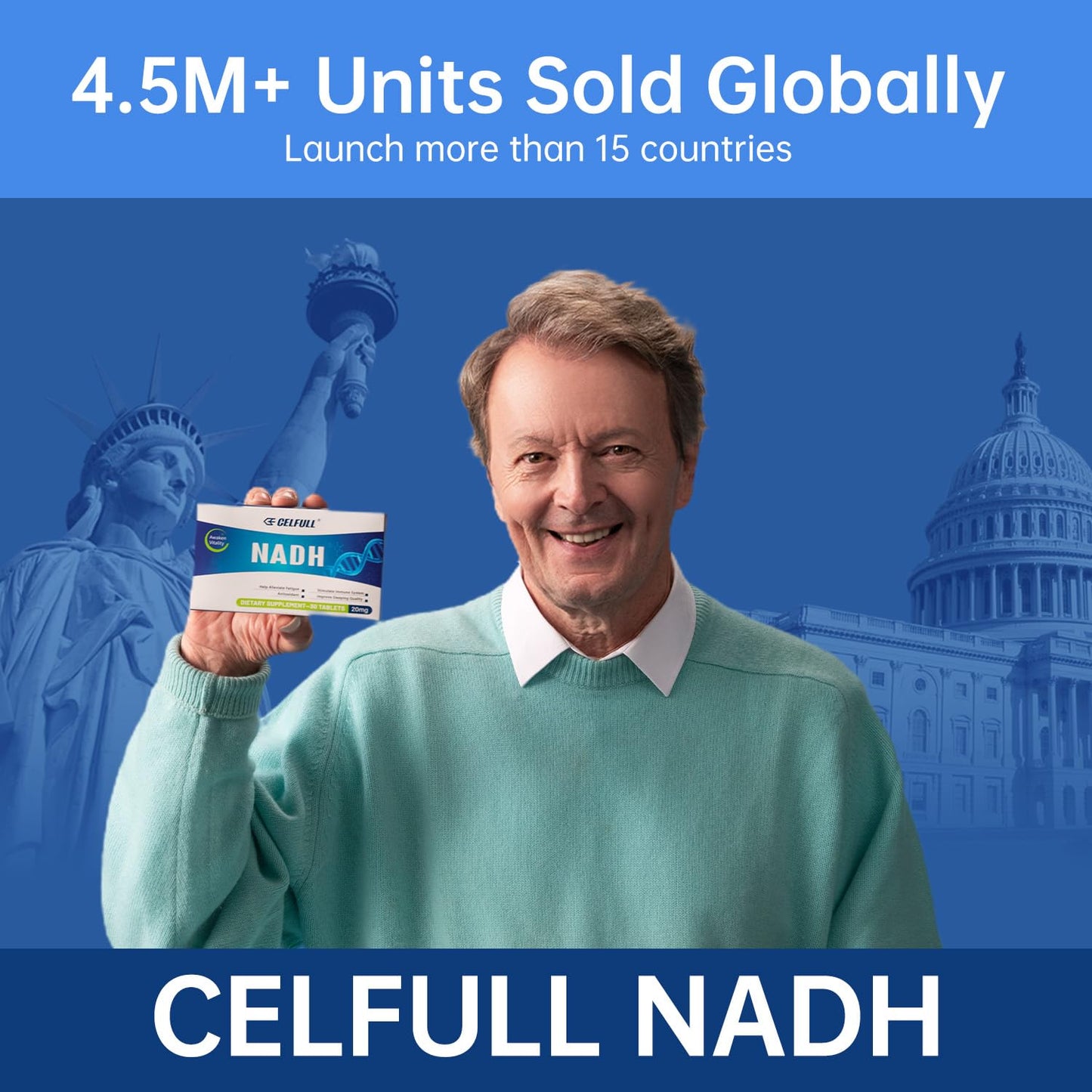 CELFULL NADH Immune Support Supplements 1 Tablet