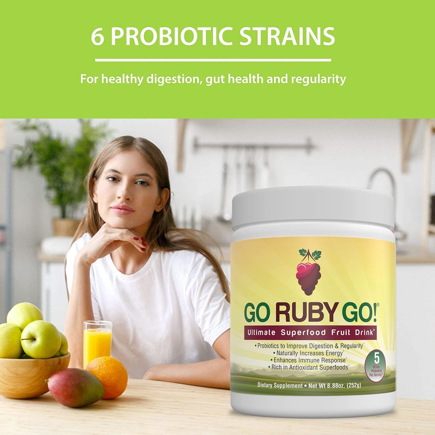 IVL GO Ruby GO! Red Superfood Powder, 1 Pack