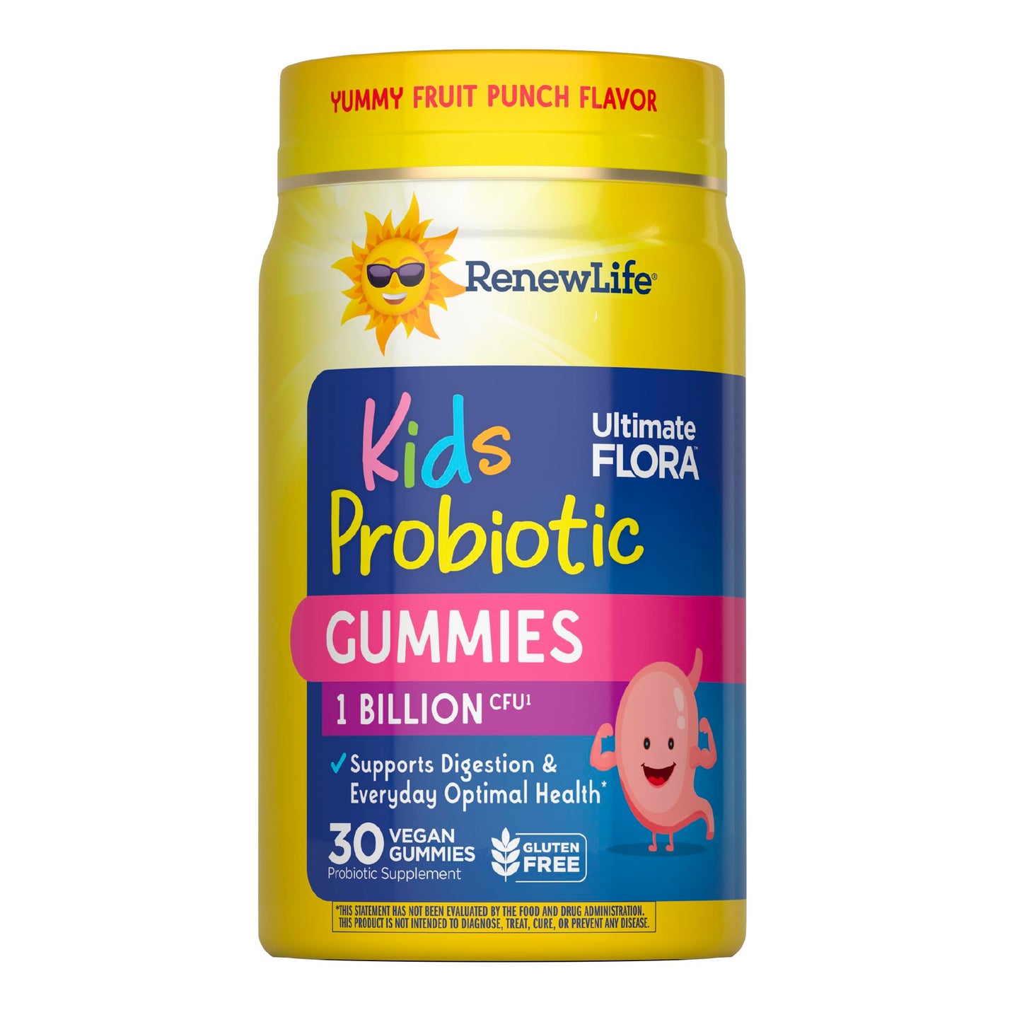 Renew Life Kids Raspberry Prebiotic and Probiotic Gummies 30 Count