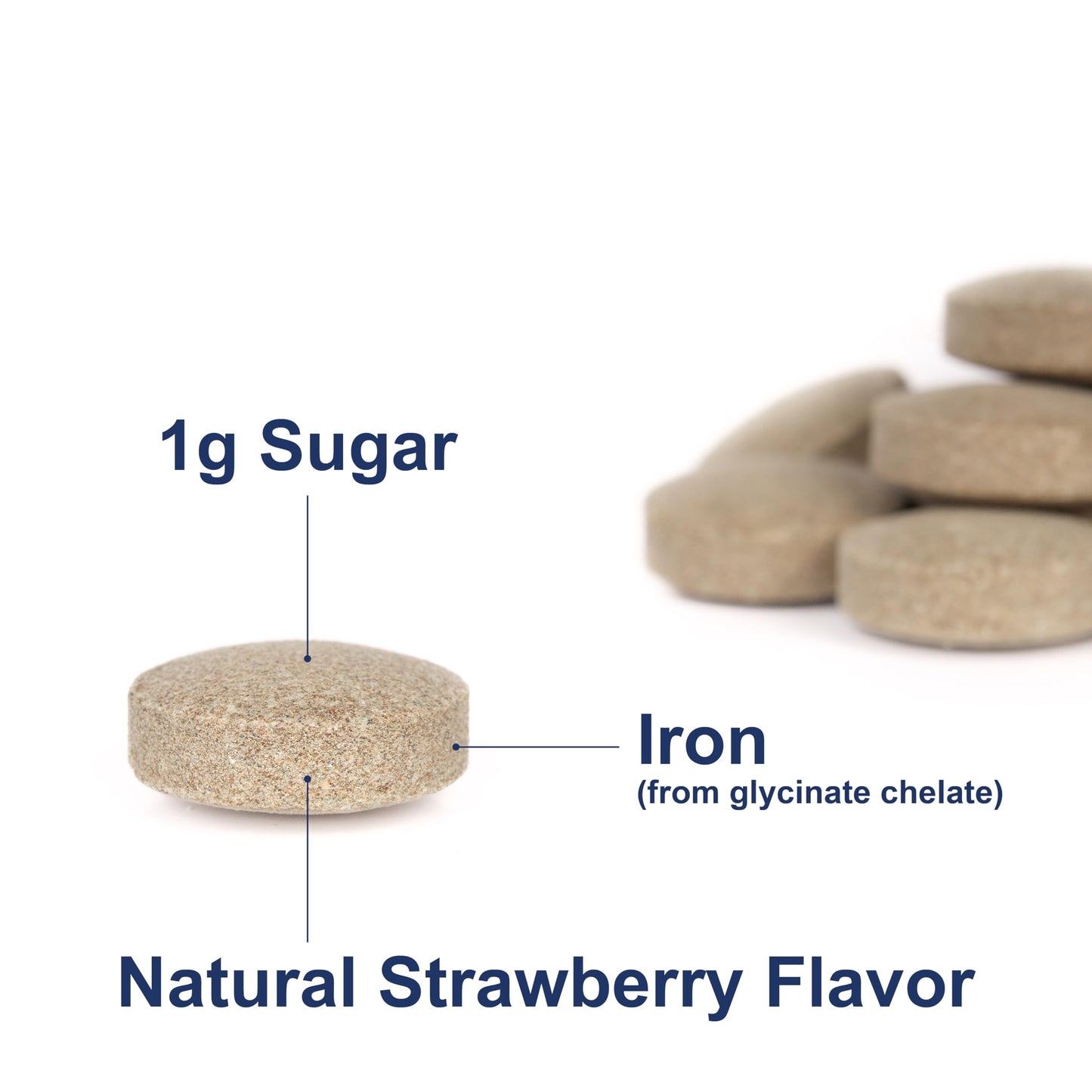 Carlson Chewable Iron 120 Tablets