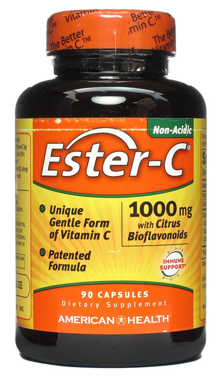 American Health Ester-C 1000mg with Bioflavonoids Capsules, 90 Count