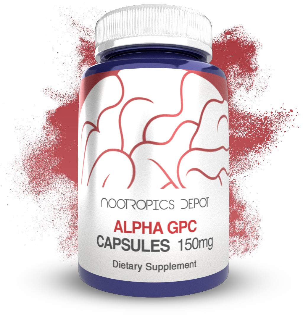 Nootropics Depot Alpha GPC 150mg Capsules, 180 Count