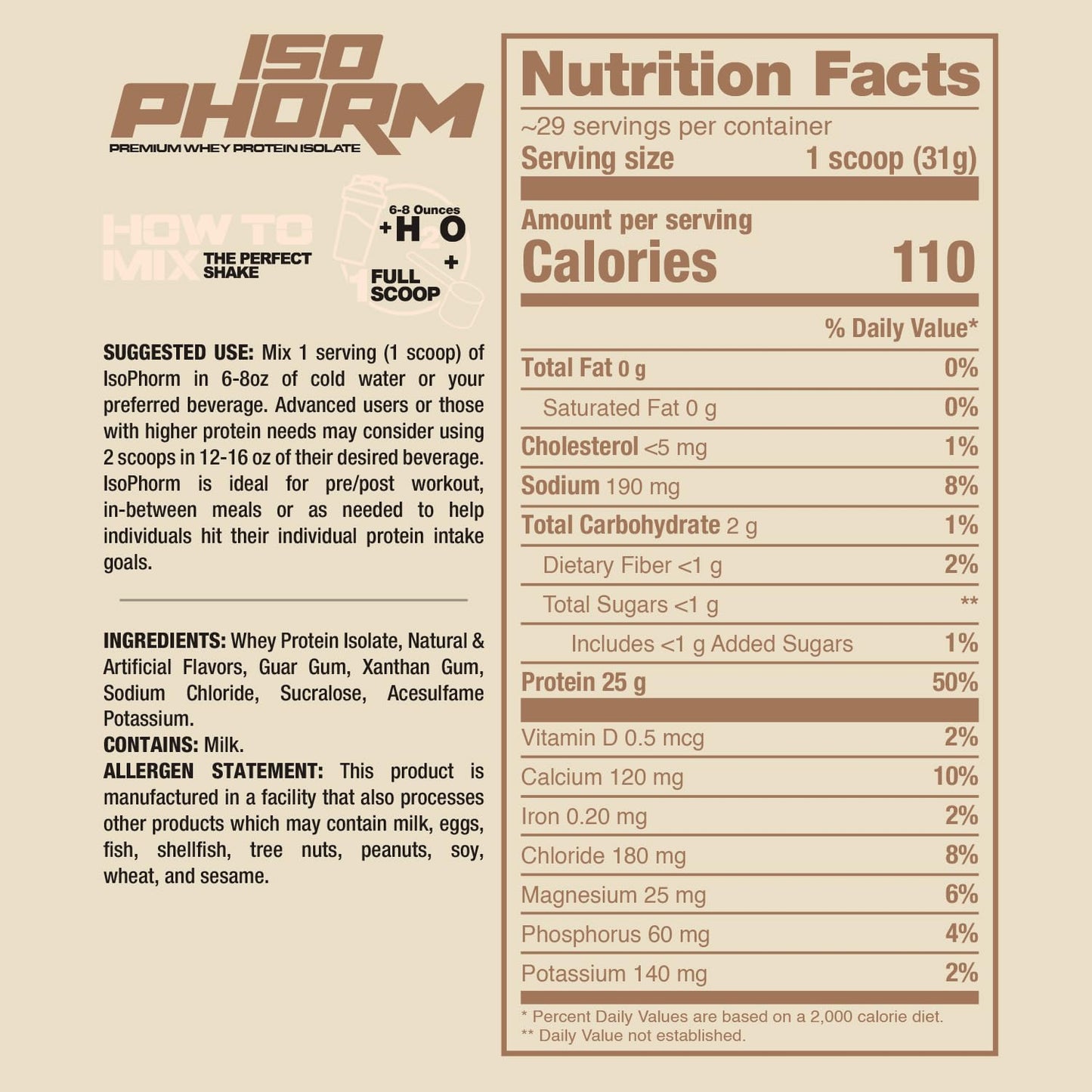 DRAGON PHARMA Isophorm Hydrolized Whey Protein Isolate Powder (32 Servings)