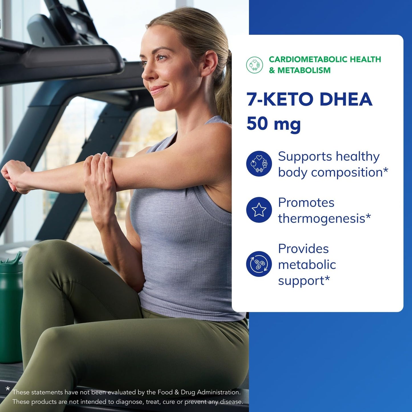 Pure Encapsulations 7-Keto DHEA 50 mg Capsule, 120 Count