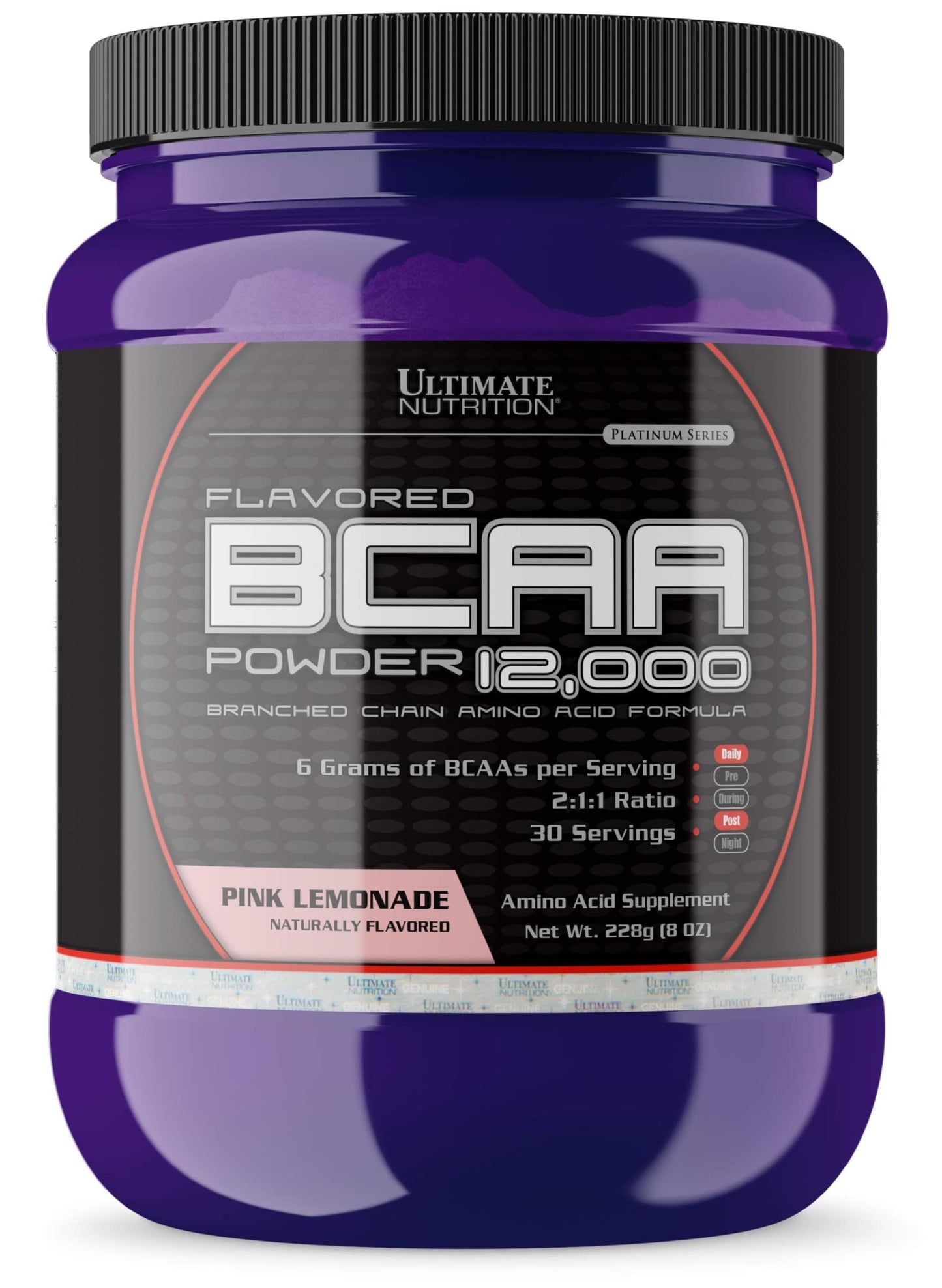 Ultimate Nutrition BCAA Powder Pink Lemonade 8 oz