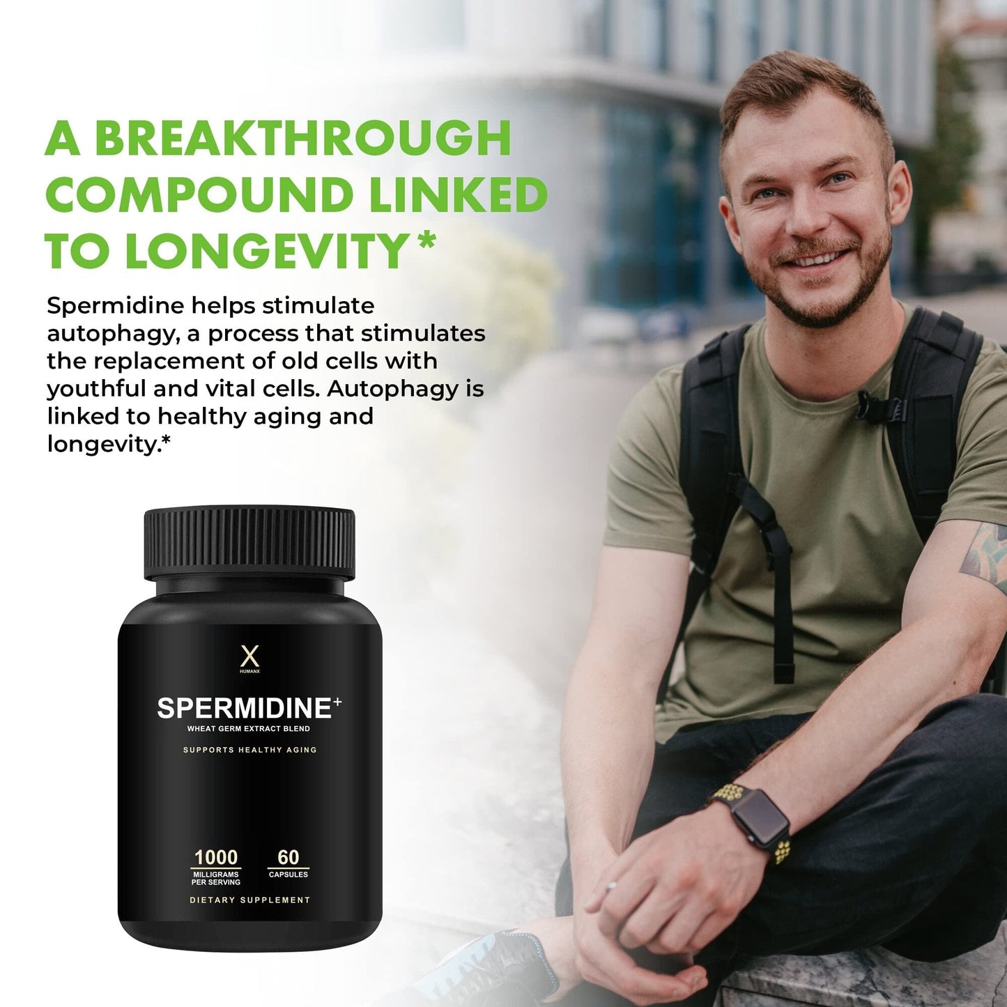 HUMANX Spermidine+ Capsule 60 Count