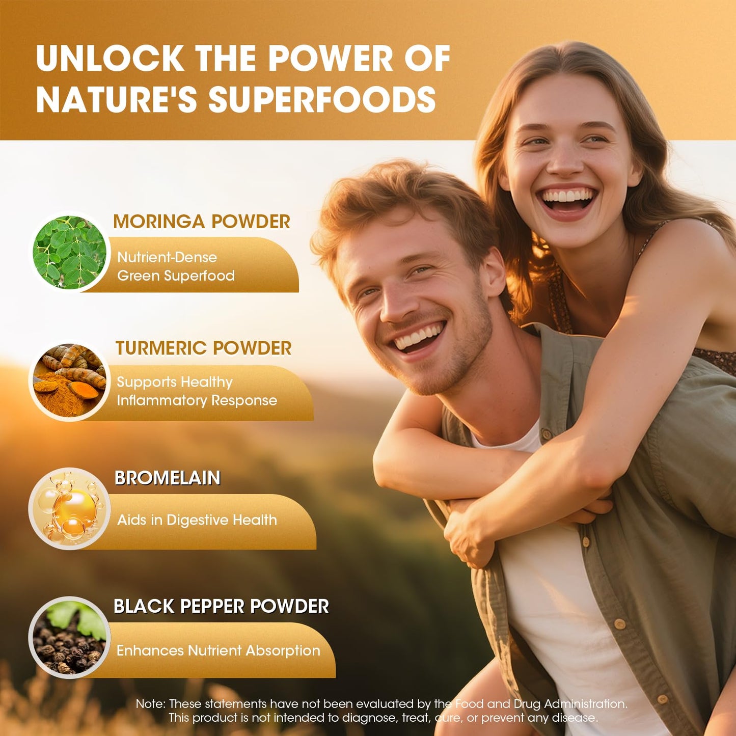 Catfit Moringa 10-in-1 Superfood Supplement Capsule, 60 Count