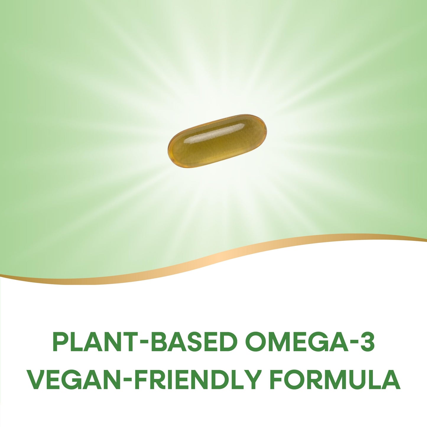Nature's Way NutraVege Vegan Omega-3 Supplement Softgels, 30 Count